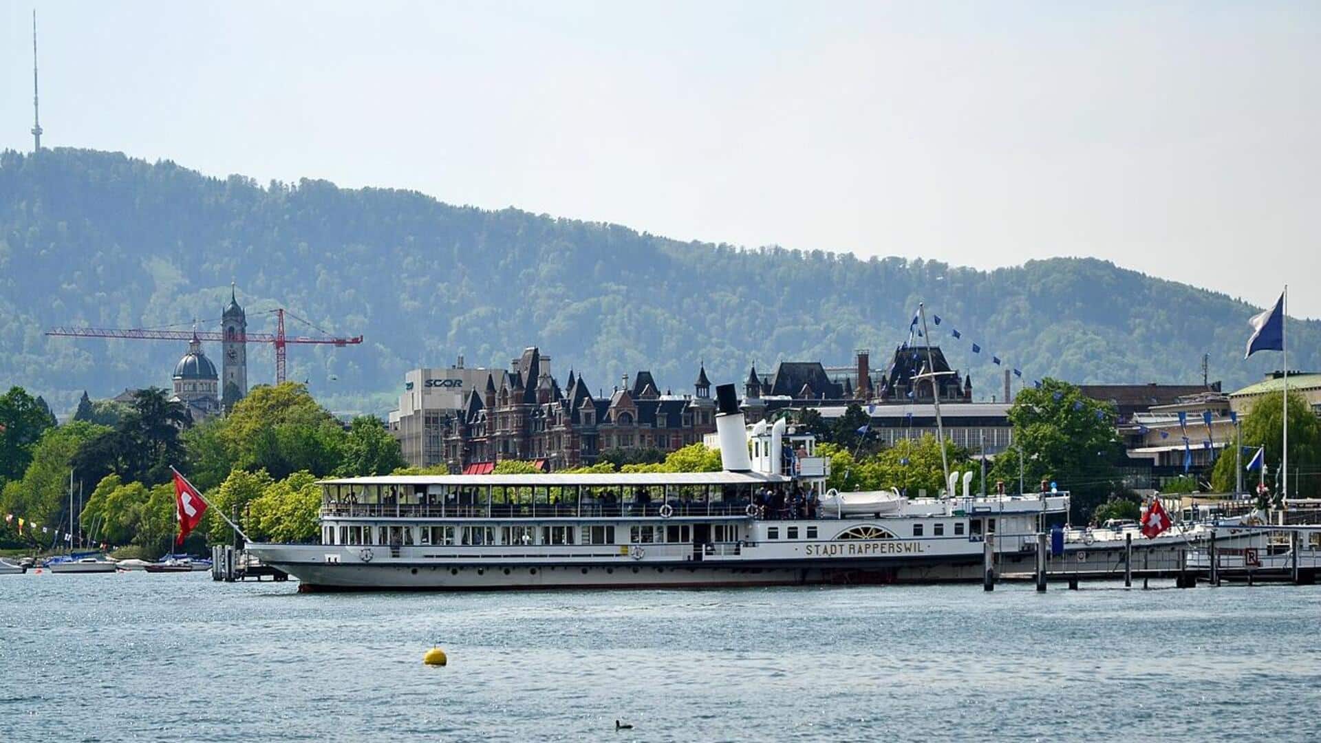 Bersantai di Tepi Danau Zurich yang Indah