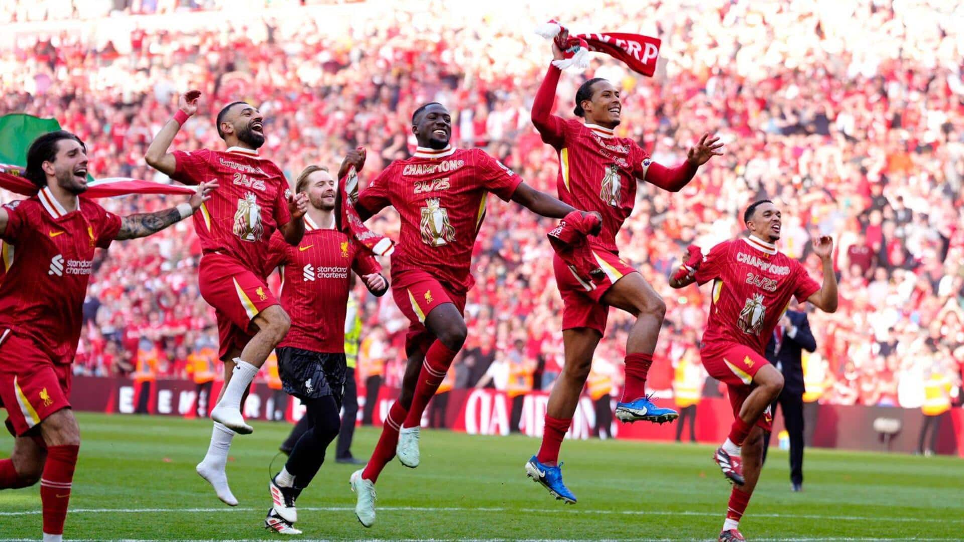 Liverpool Menyamai Manchester United dengan Gelar Liga Utama Inggris ke-20 Liverpool Menyamai Manchester United dengan Gelar Liga Utama Inggris ke-20