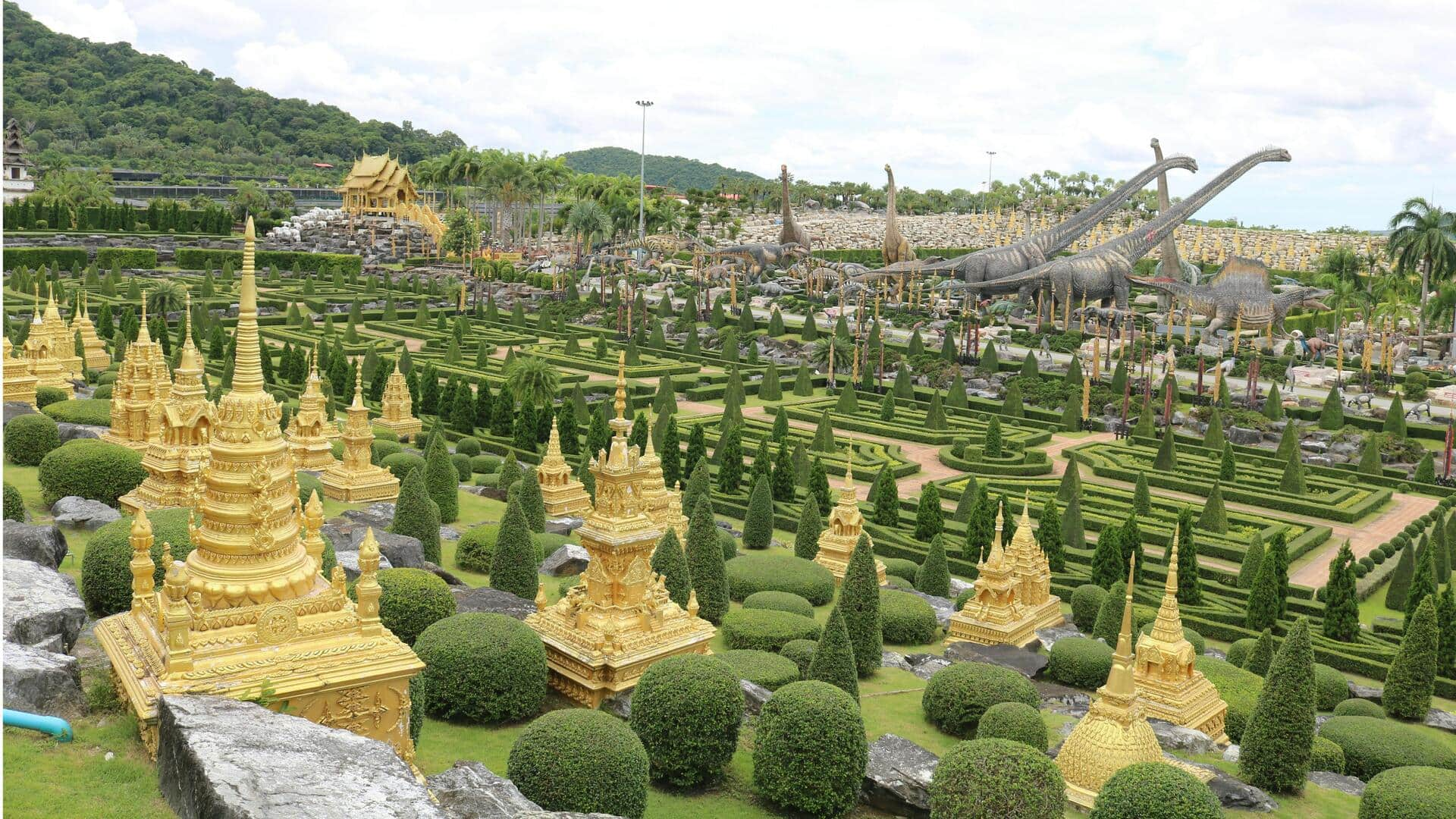 Jelajahi Keindahan Taman Tropis Nong Nooch, Thailand