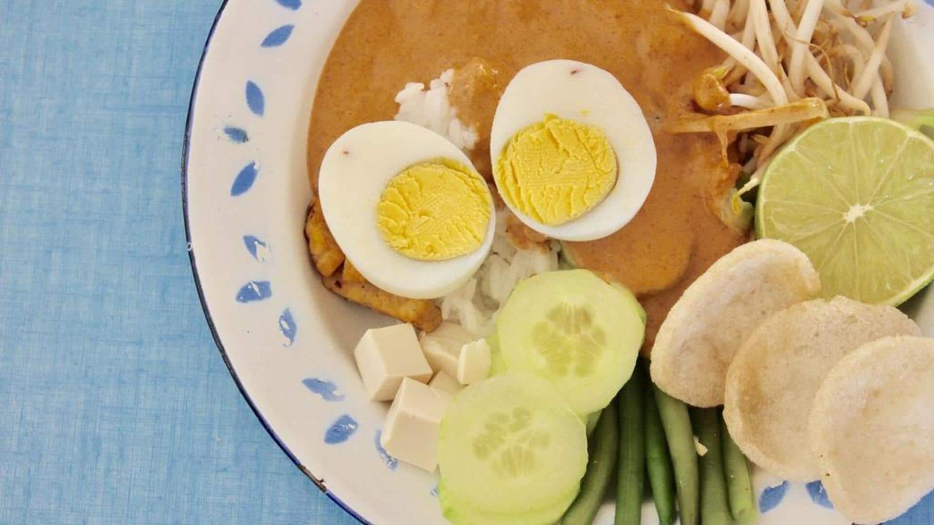 Roti Gandum Gado-gado Islandia-Indonesia: Panduan memasak