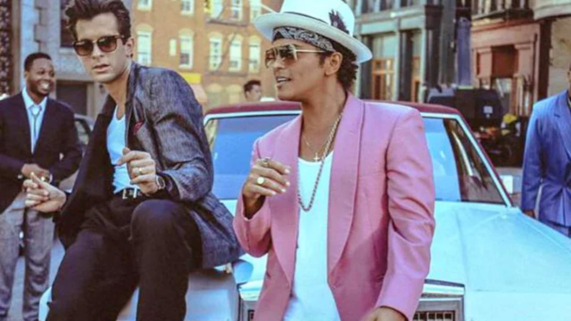 Gerakan khas Bruno Mars sepanjang tahun