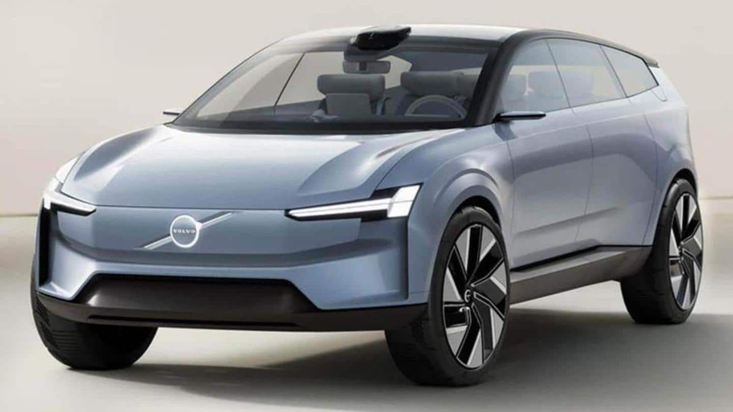 Mobil listrik Volvo Concept Recharge, dengan desain baru, diperkenalkan