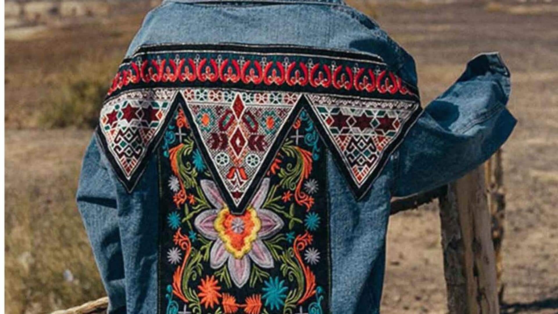 Jaket bordir abadi untuk mempercantik lemari musim gugur Anda