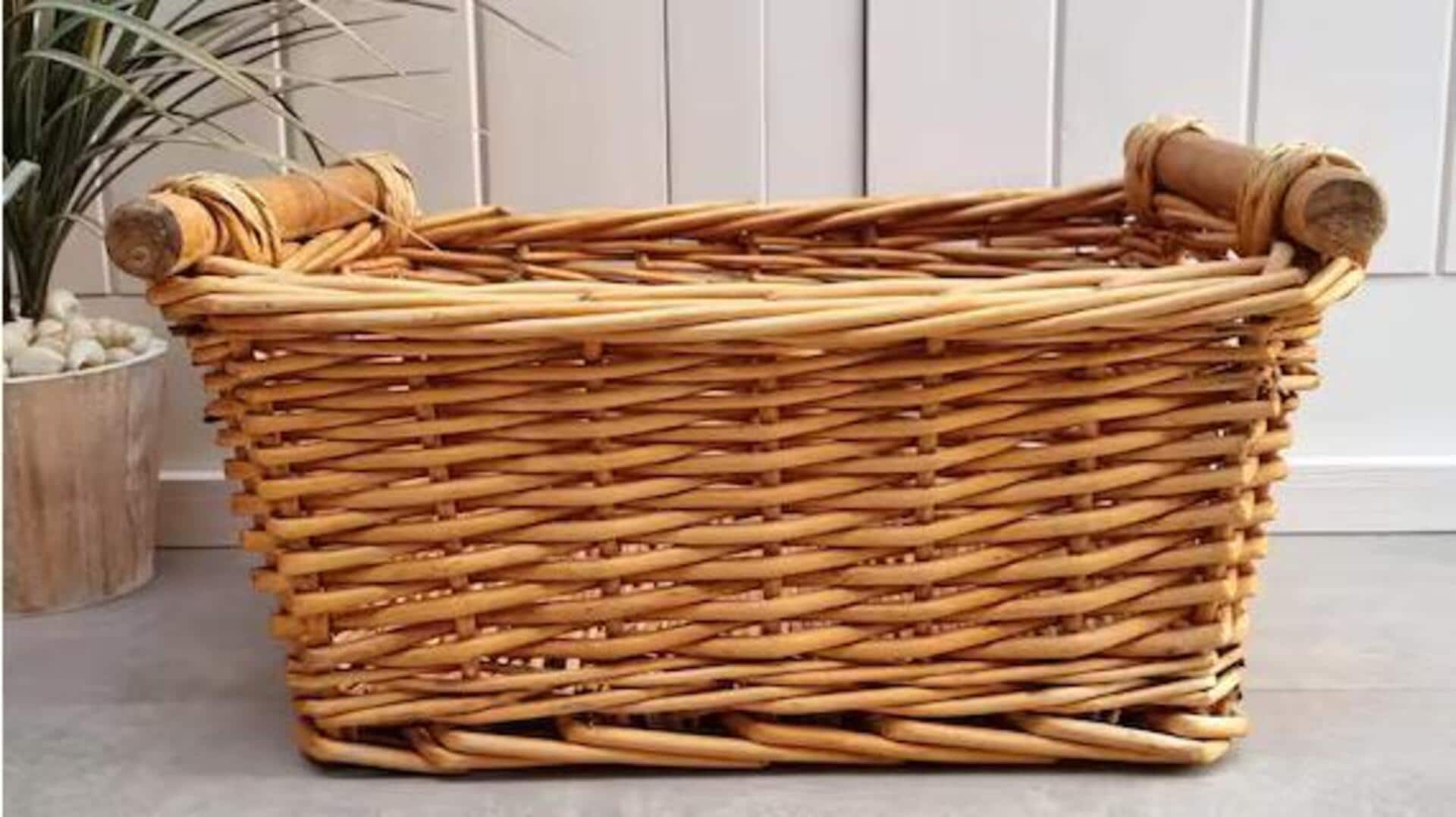 Keranjang anyaman: Penggunaan kreatif untuk setiap ruangan