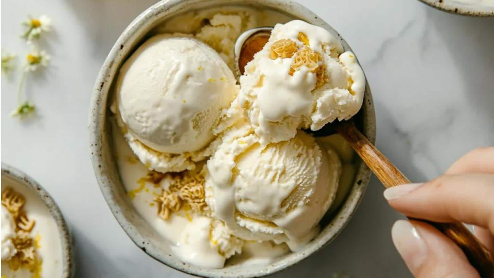 Lima Es Krim Berbahan Bunga untuk Menemani Musim Panas 
