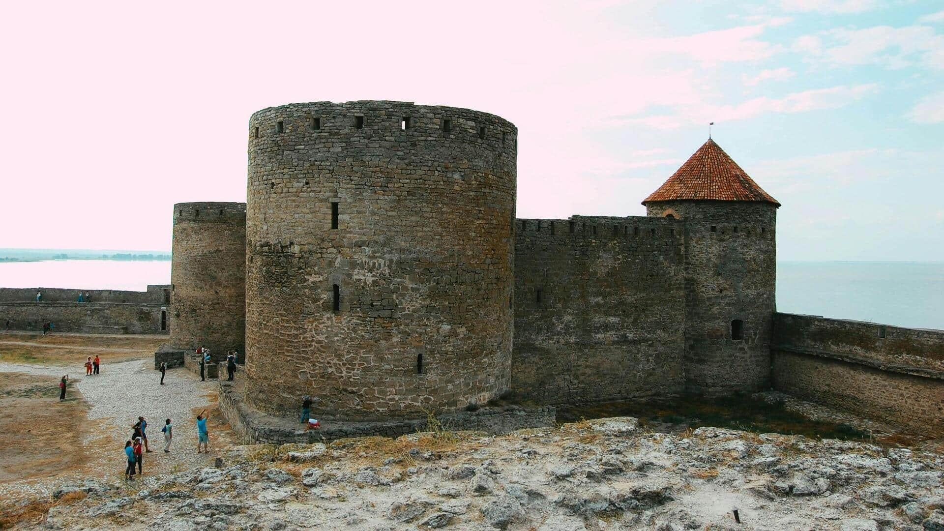 Menjelajahi Benteng Akkerman di Bilhorod-Dnistrovskyi, Ukraina