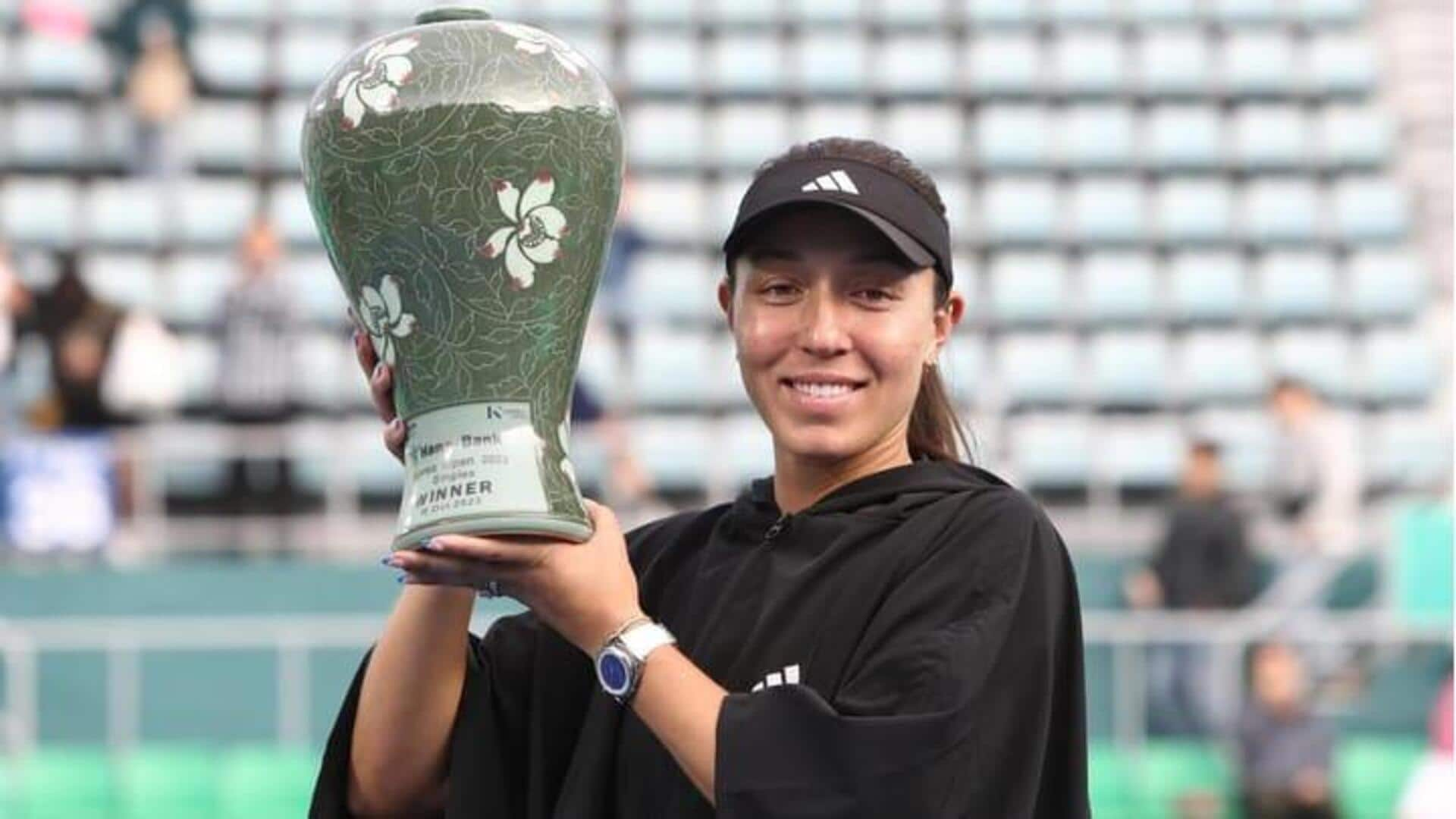 Jessica Pegula memenangkan penghargaan Tur WTA keempatnya: Statistik utama