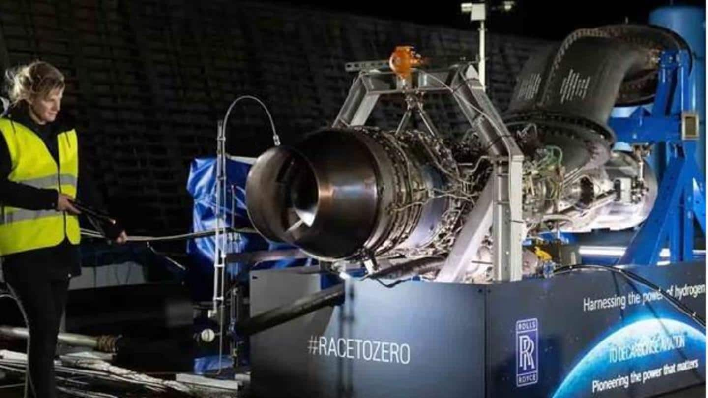 Rolls-Royce berhasil menguji mesin jet bertenaga hidrogen pertama di dunia