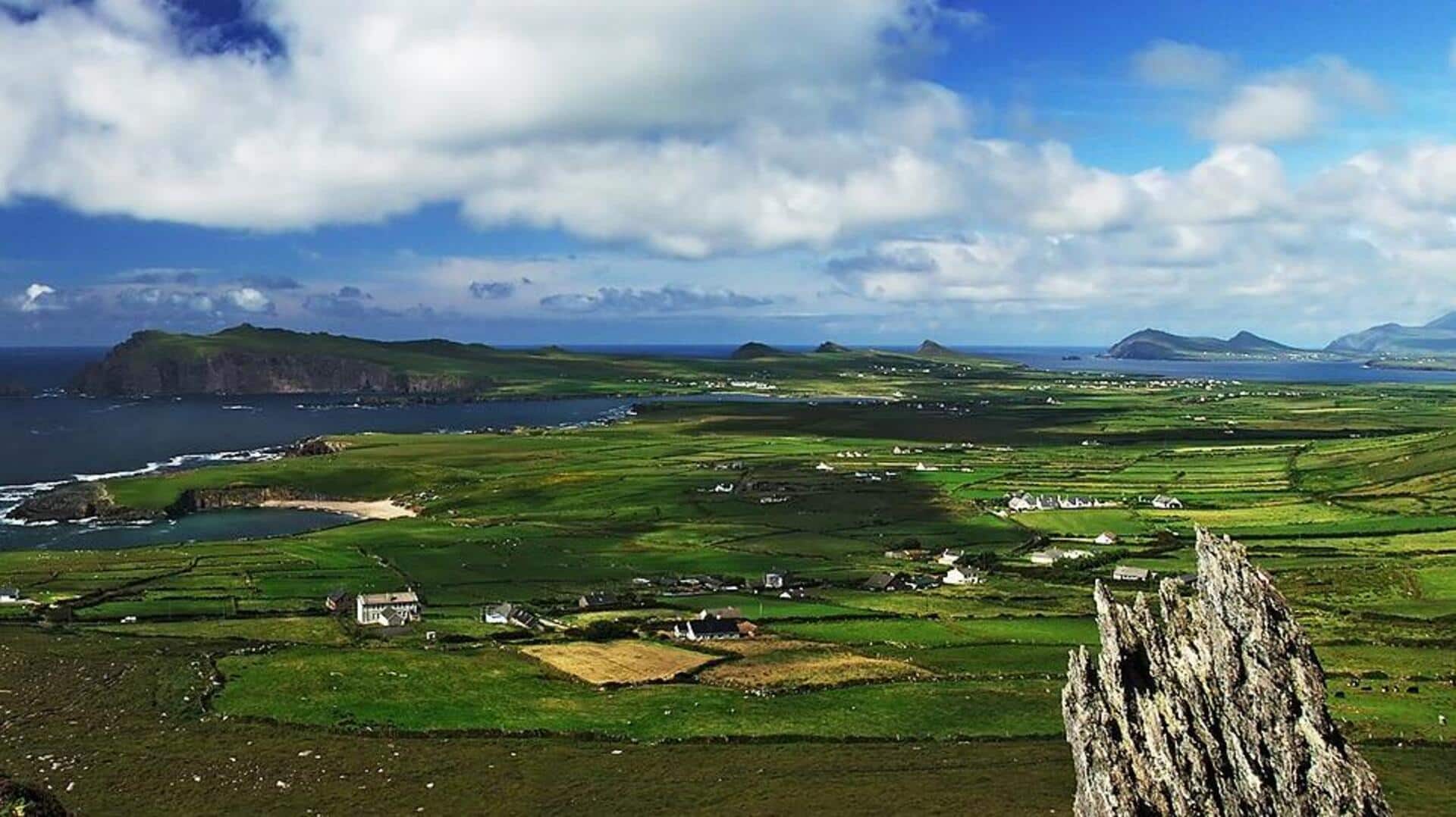Menjelajahi Jalur Pesisir di County Kerry, Irlandia