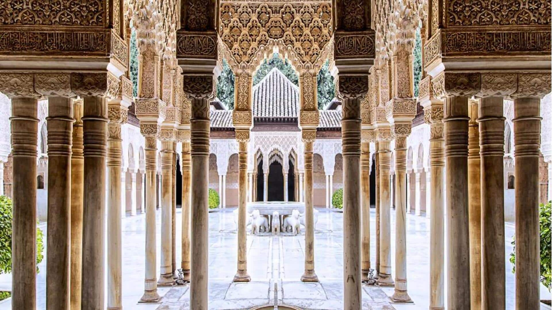 Keanggunan Arsitektur Moorish Di Istana Alhambra