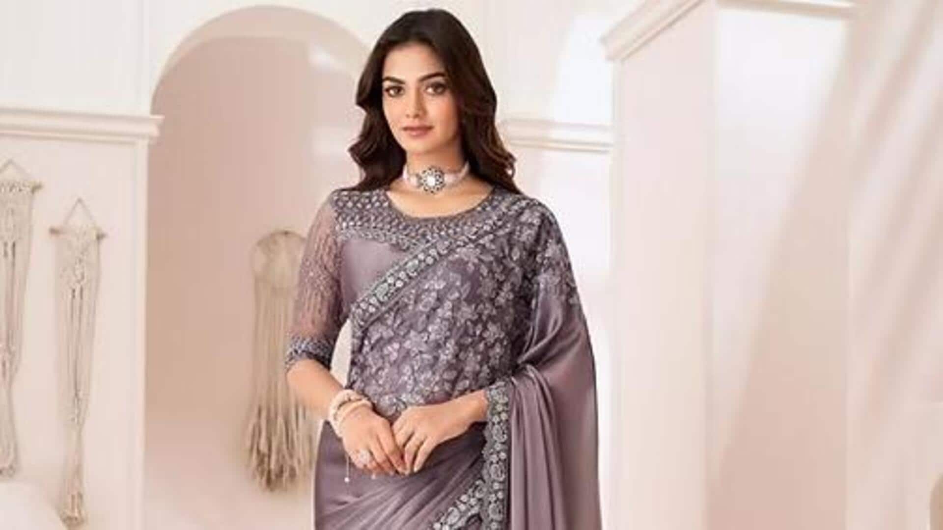 Gaya draping saree abadi untuk musim dingin