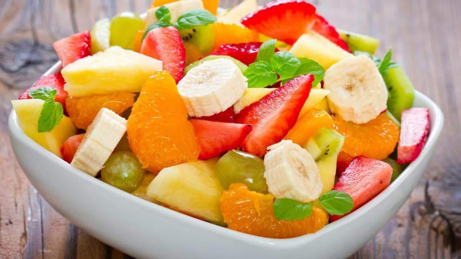 Seni salad buah: Ciptakan desain menawan dan berwarna Seni salad buah: Ciptakan desain menawan dan berwarna