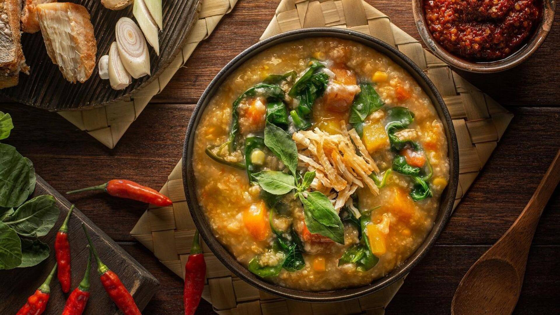 Bubur Sayur Berwarna-warni dari Indonesia yang Harus Anda Cicipi