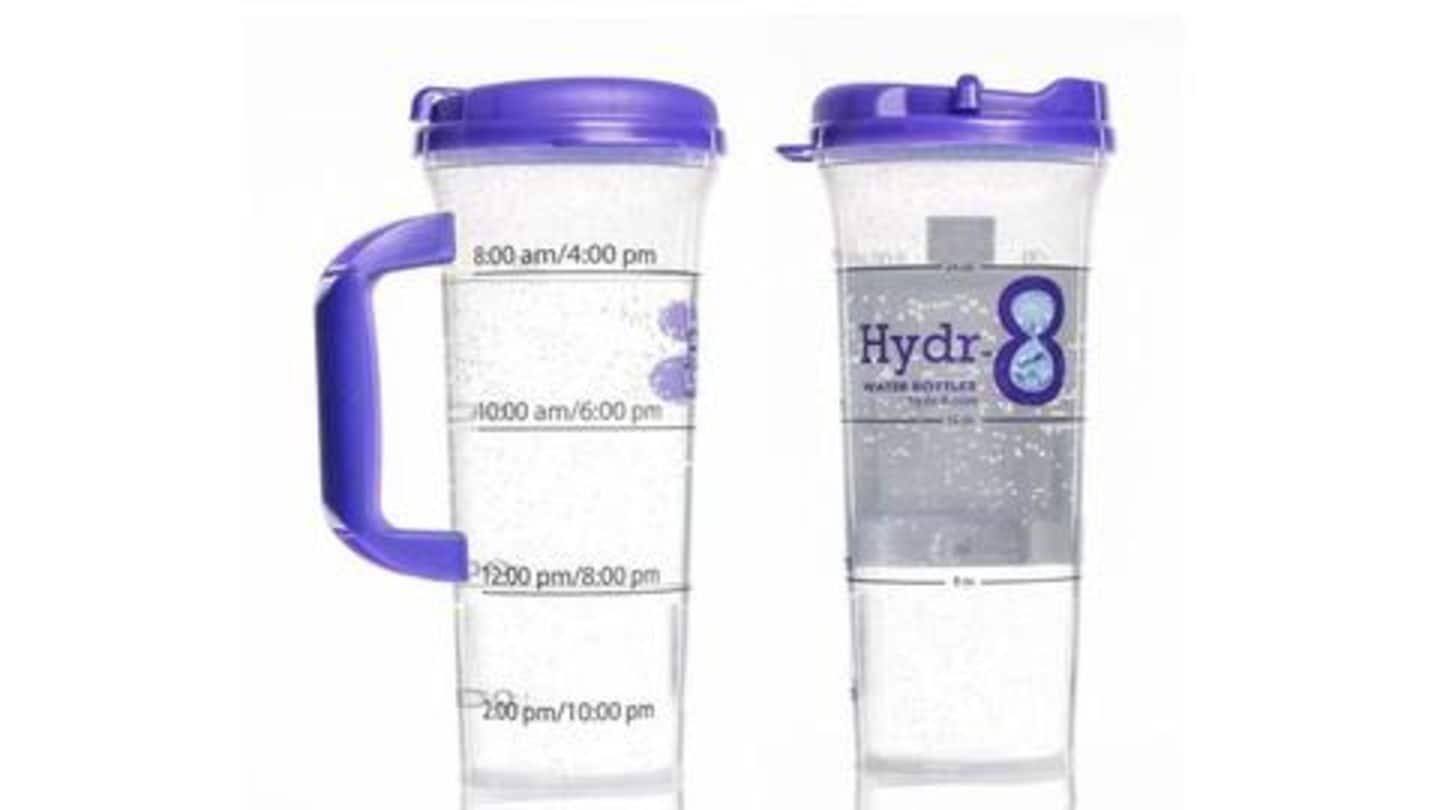 Botol air bertanda waktu Botol air bertanda waktu