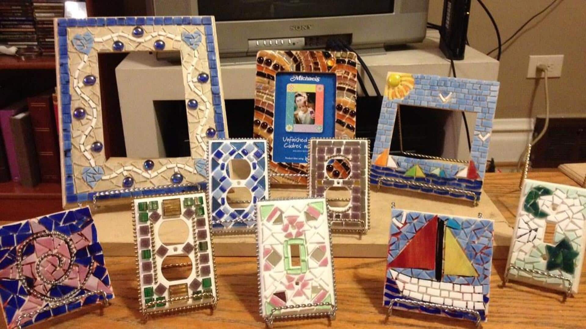 Mengubah pecahan keramik menjadi dekorasi rumah artistik