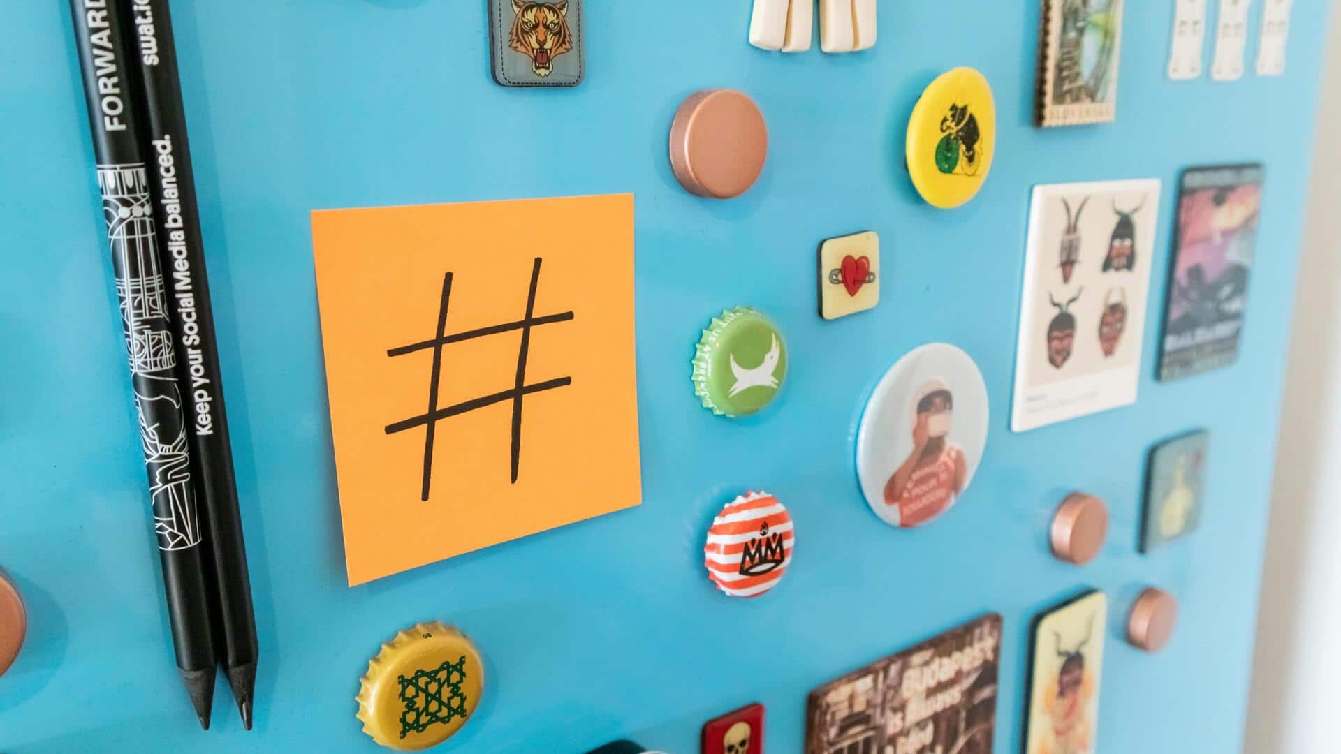 Menggunakan magnet untuk organisasi rumah