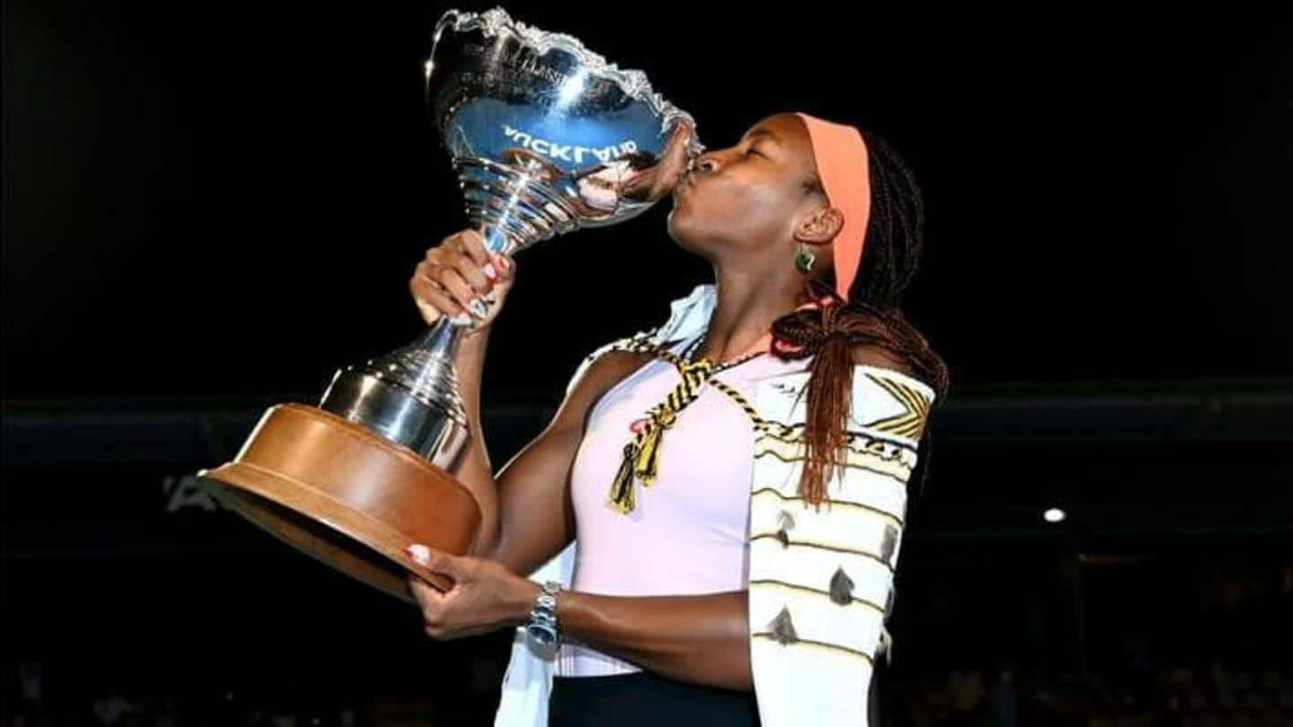 Coco Gauff memenangkan gelar karir ketiganya di Auckland