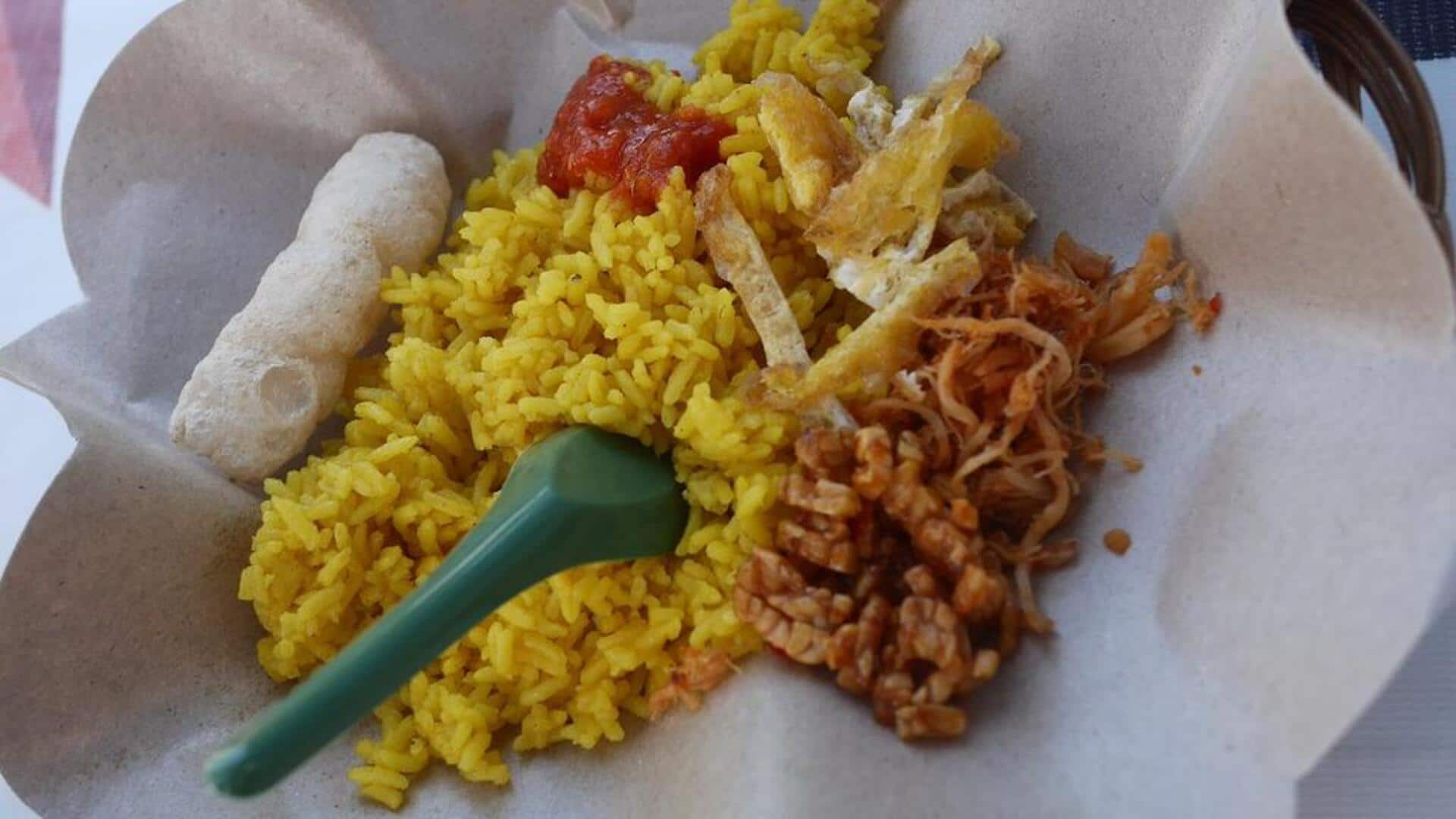 Nasi Kuning vegan dengan Sate Tahu: Panduan lengkap