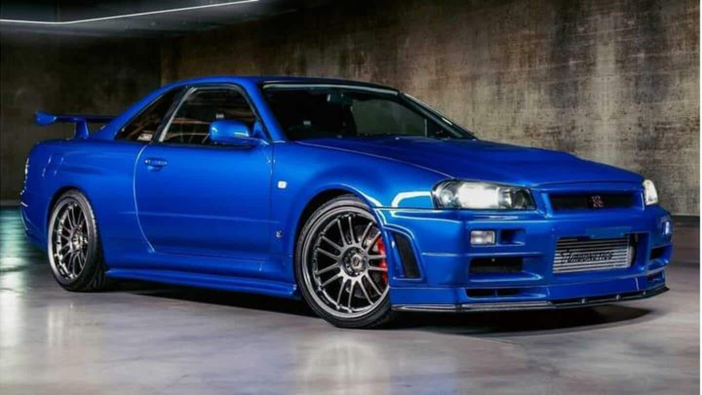 Nissan Skyline R34 GT-R milik Paul Walker akan dilelang