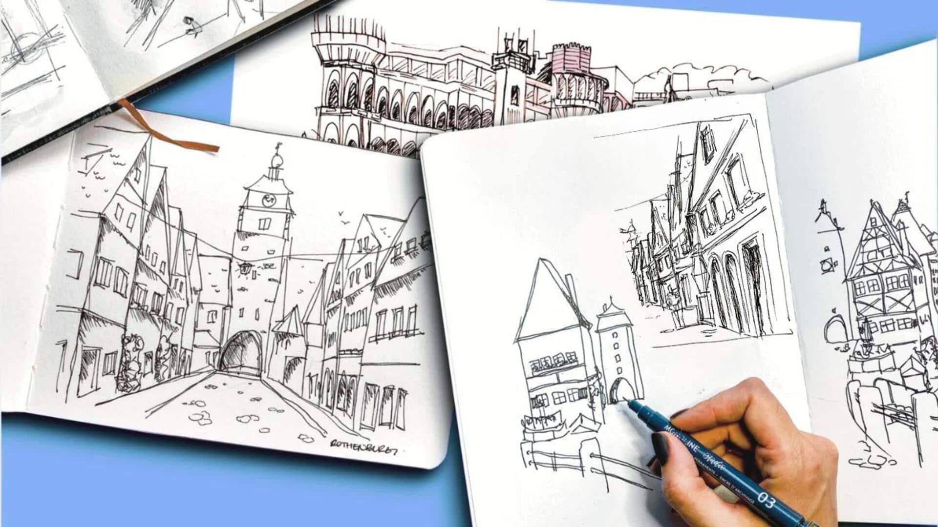 Menguasai Urban Sketching untuk Seni Lanskap Kota yang Dinamis