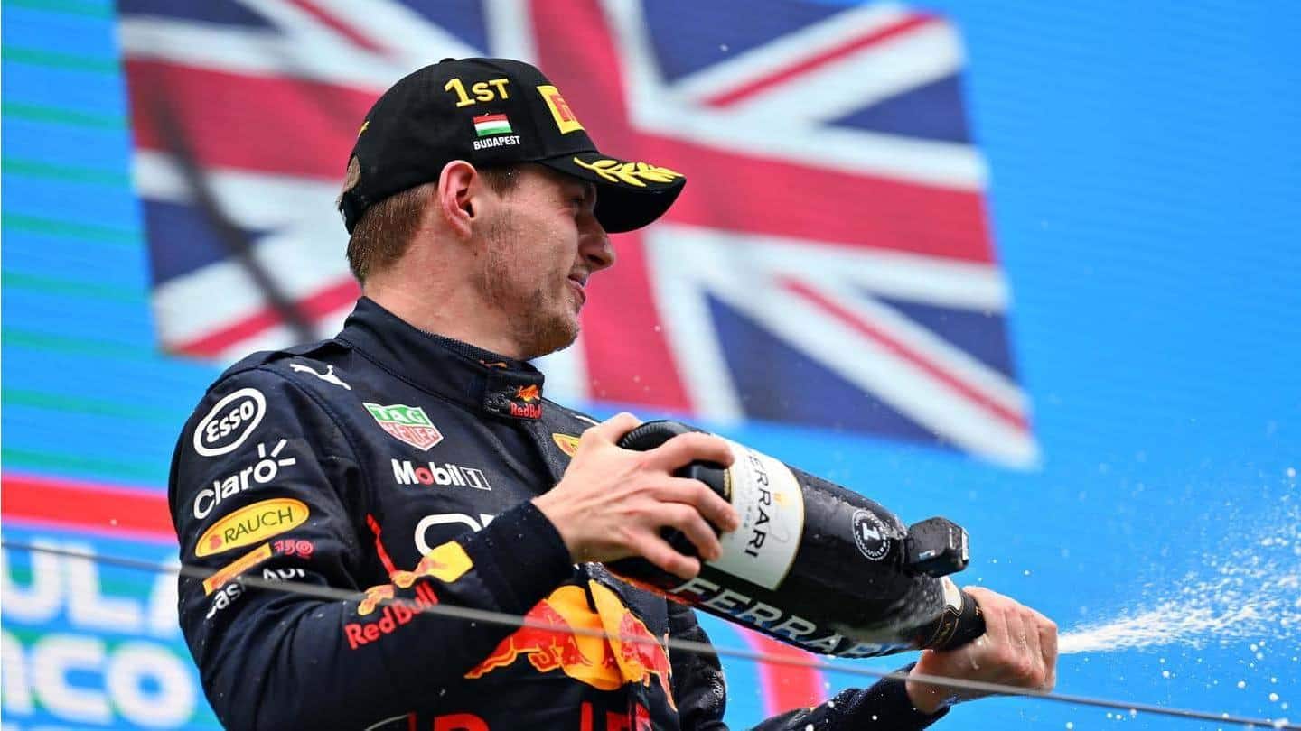 Formula 1, Max Verstappen memenangkan GP Hungaria: Statistik utama
