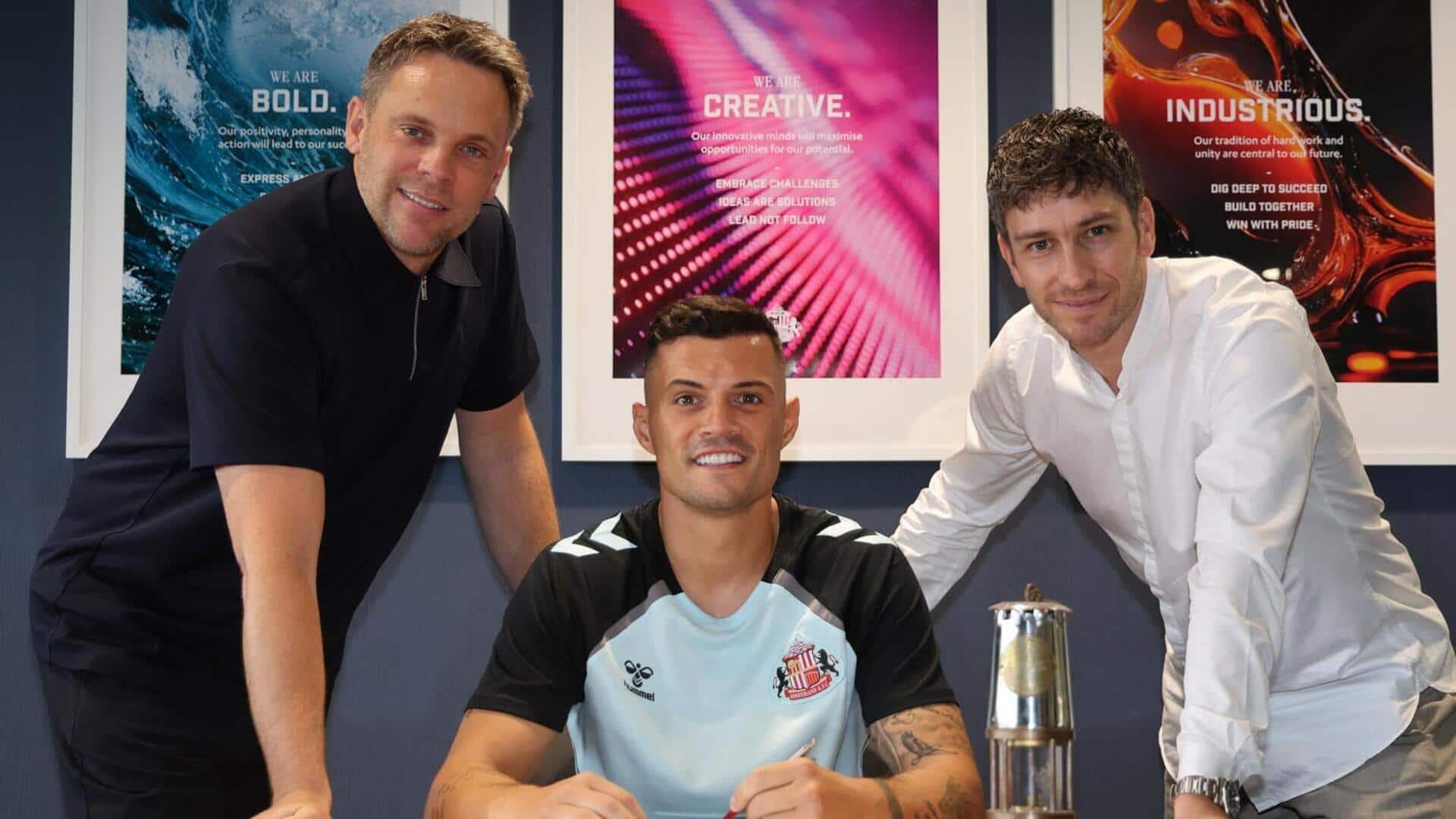 Sunderland rekrut Granit Xhaka dari Bayer Leverkusen: Begini statistiknya