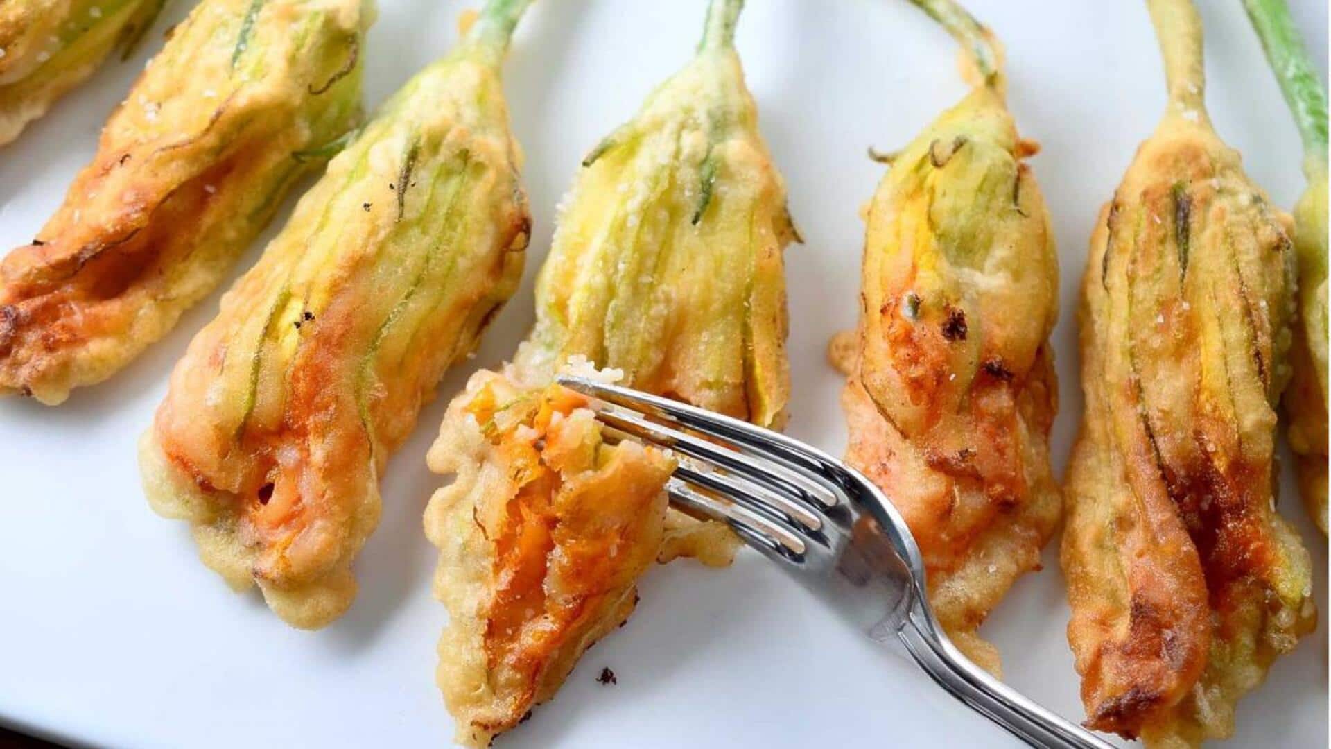 Beragam Olahan dengan Bahan Dasar Bunga Zucchini