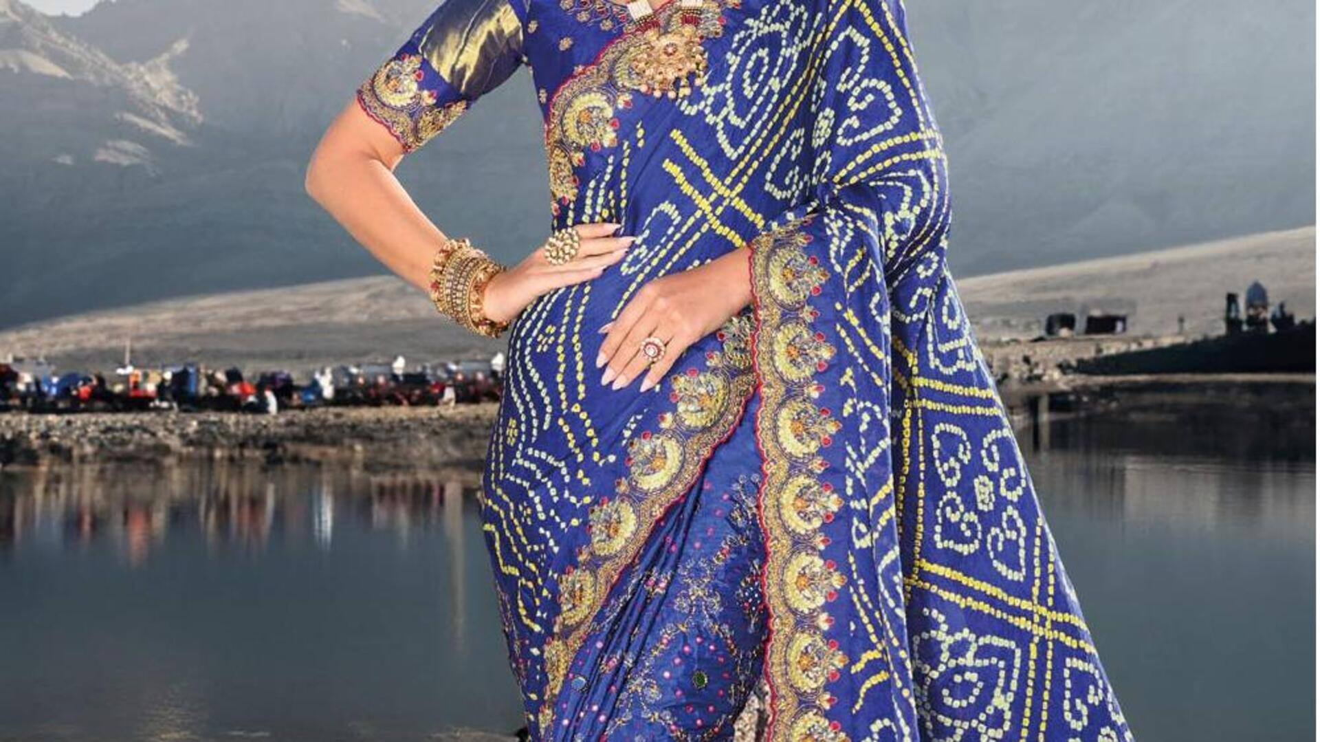 Cetakan India berani untuk lemari musim perayaan