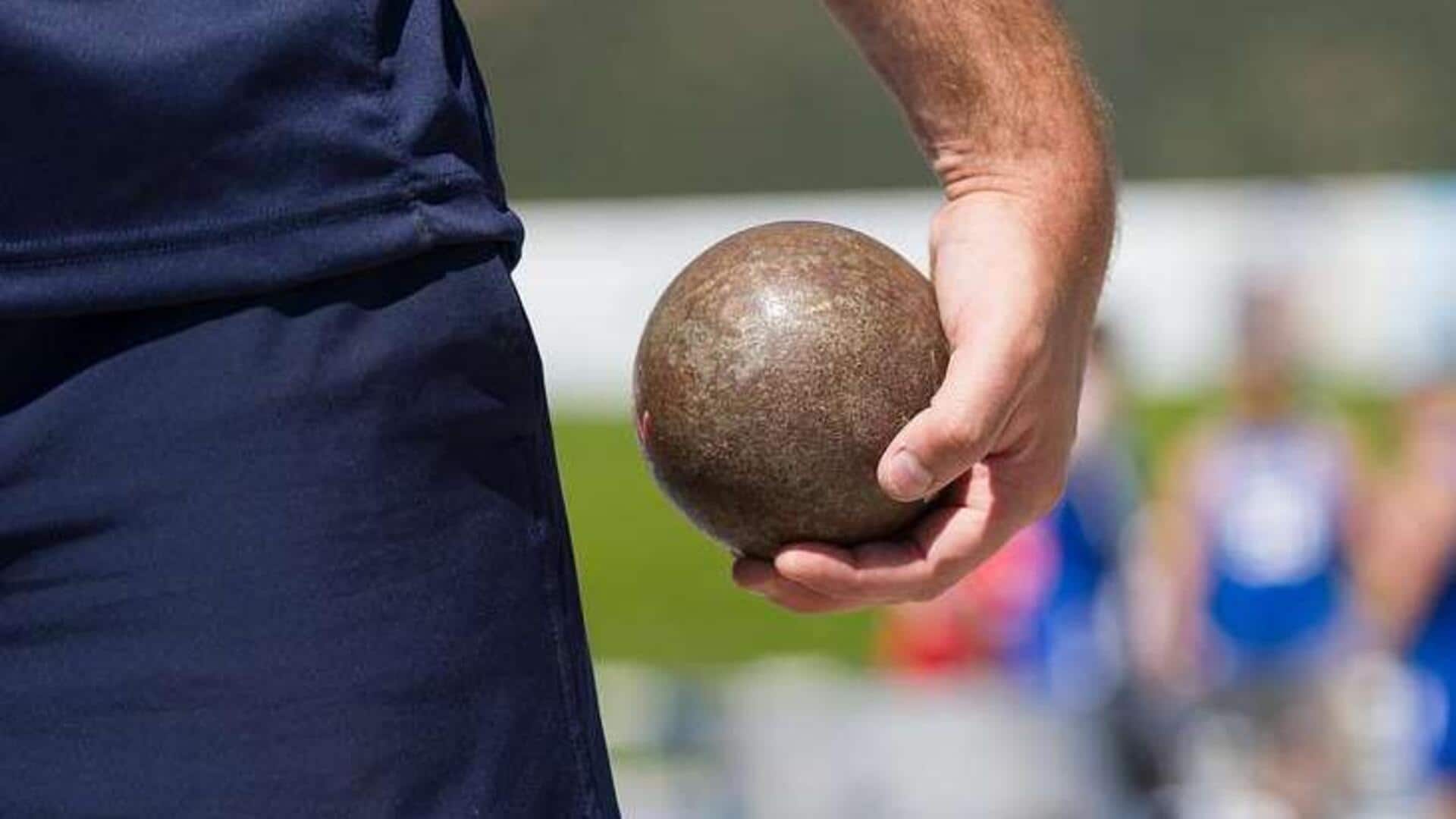 Mengapa bola tolak peluru tidak memiliki pegangan?