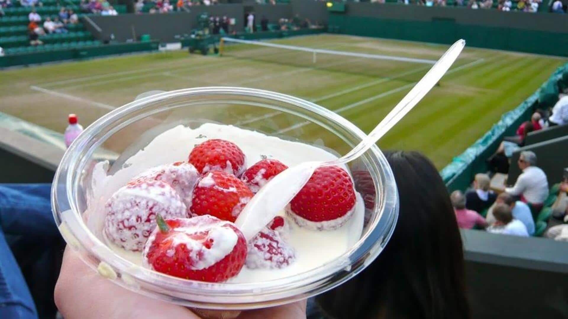 Tradisi stroberi dan krim di tenis Wimbledon