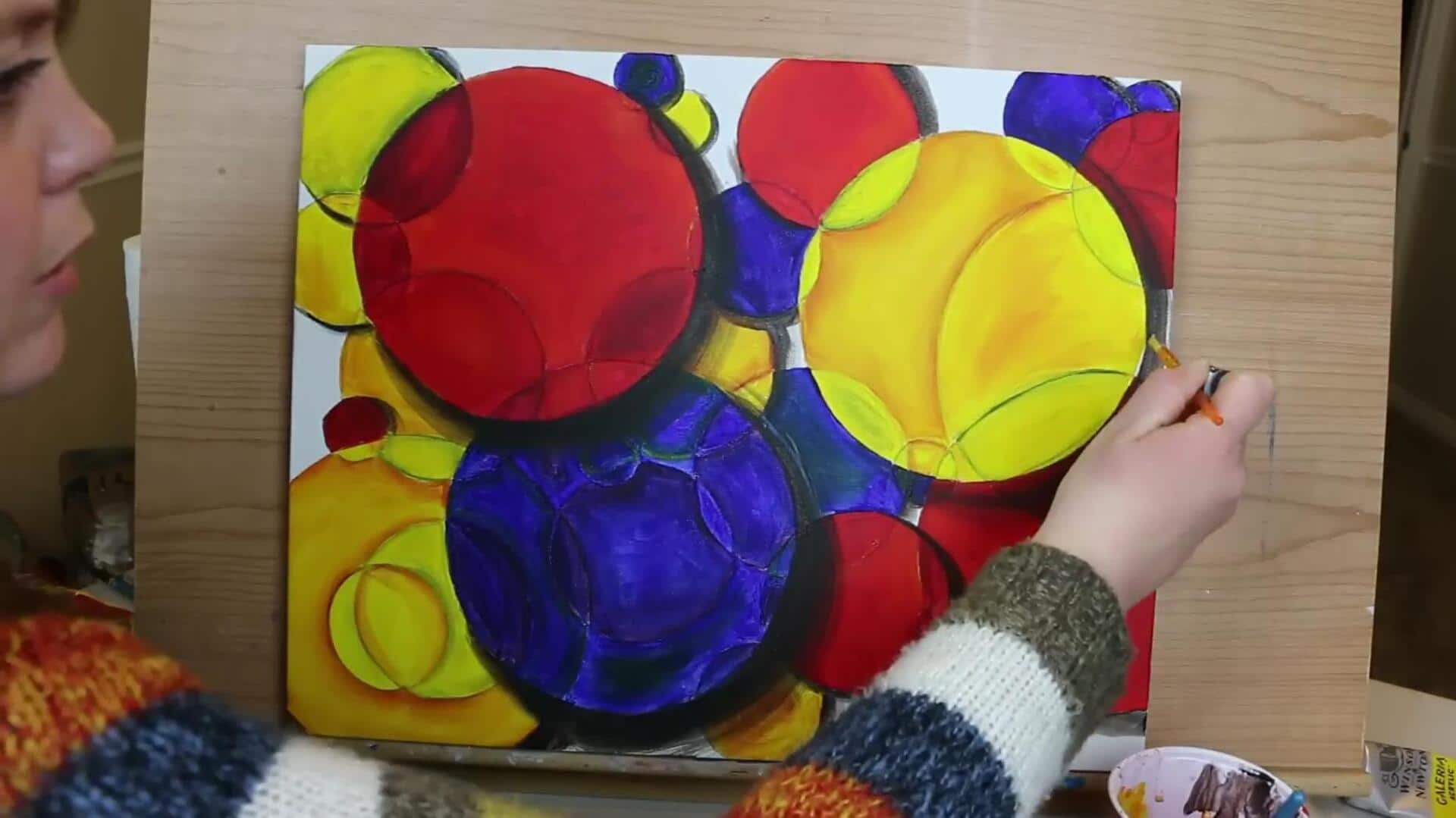 Ekspresikan Kreativitas dalam Diri: Melukis Abstrak dengan Warna Primer