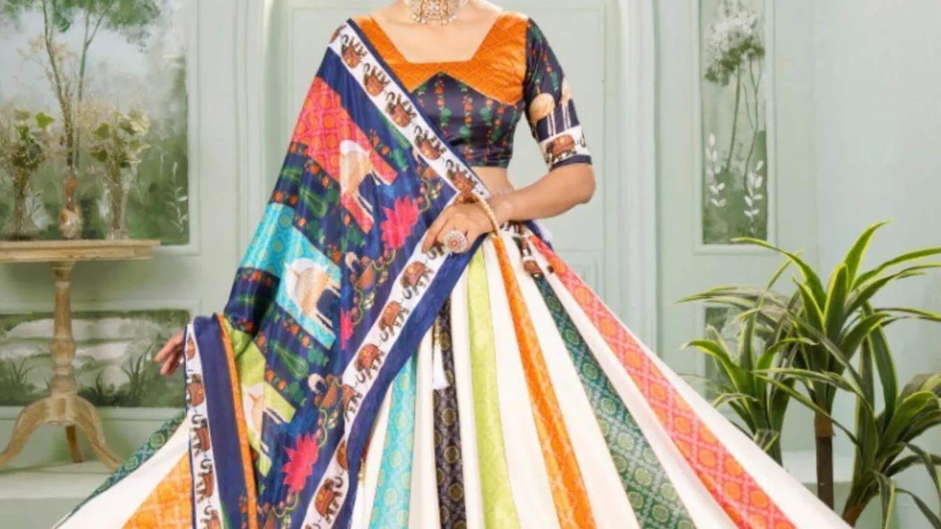 Tren lehenga cetak: Gaya di musim hujan