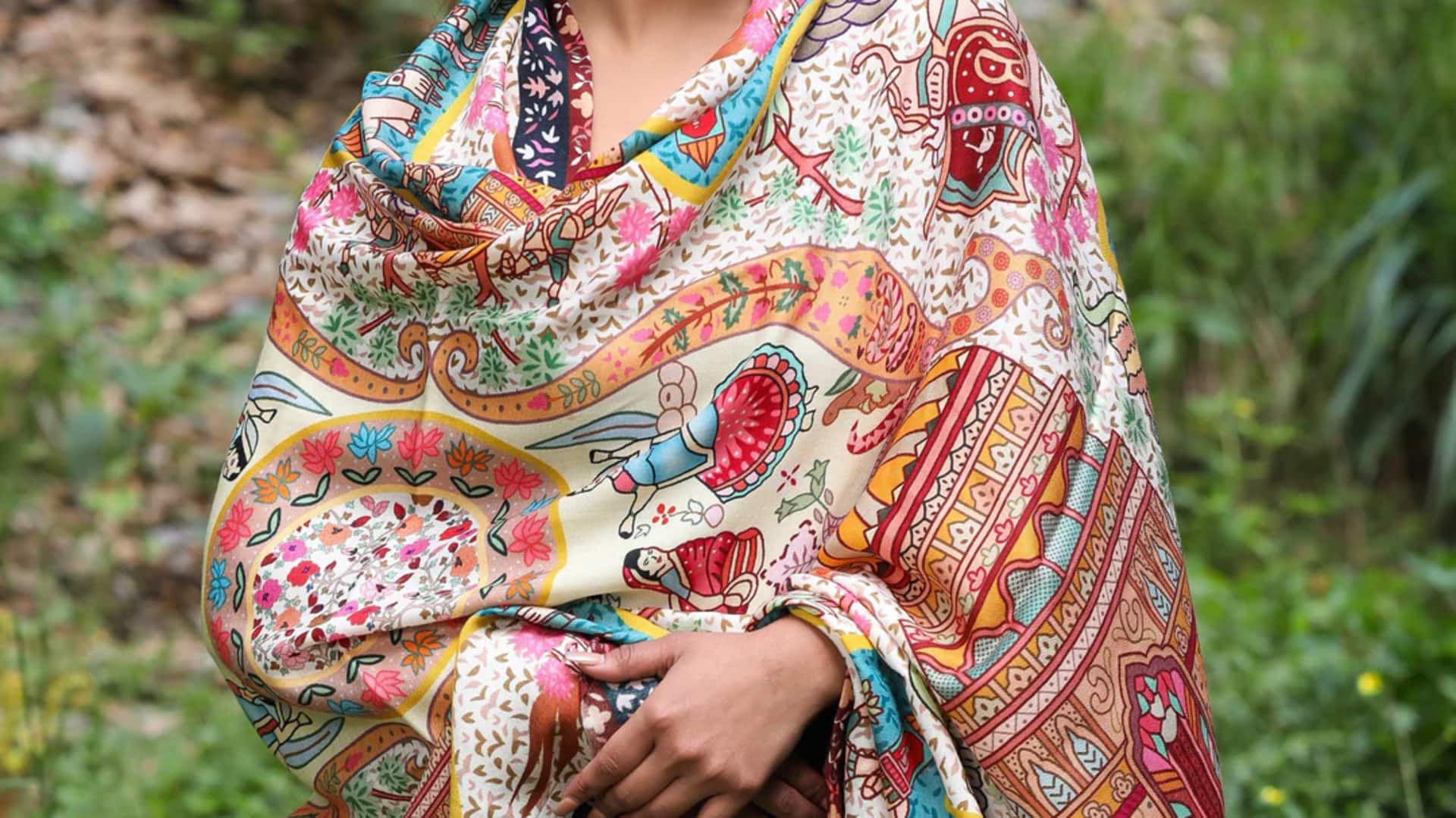 Selendang abadi mengubah gaya India di musim dingin