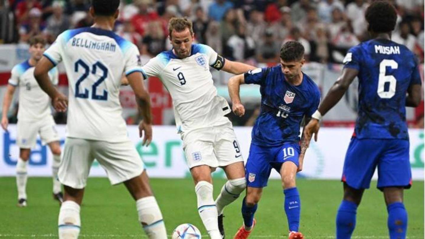 Piala Dunia FIFA 2022, Inggris 0-0 AS: Statistik utama