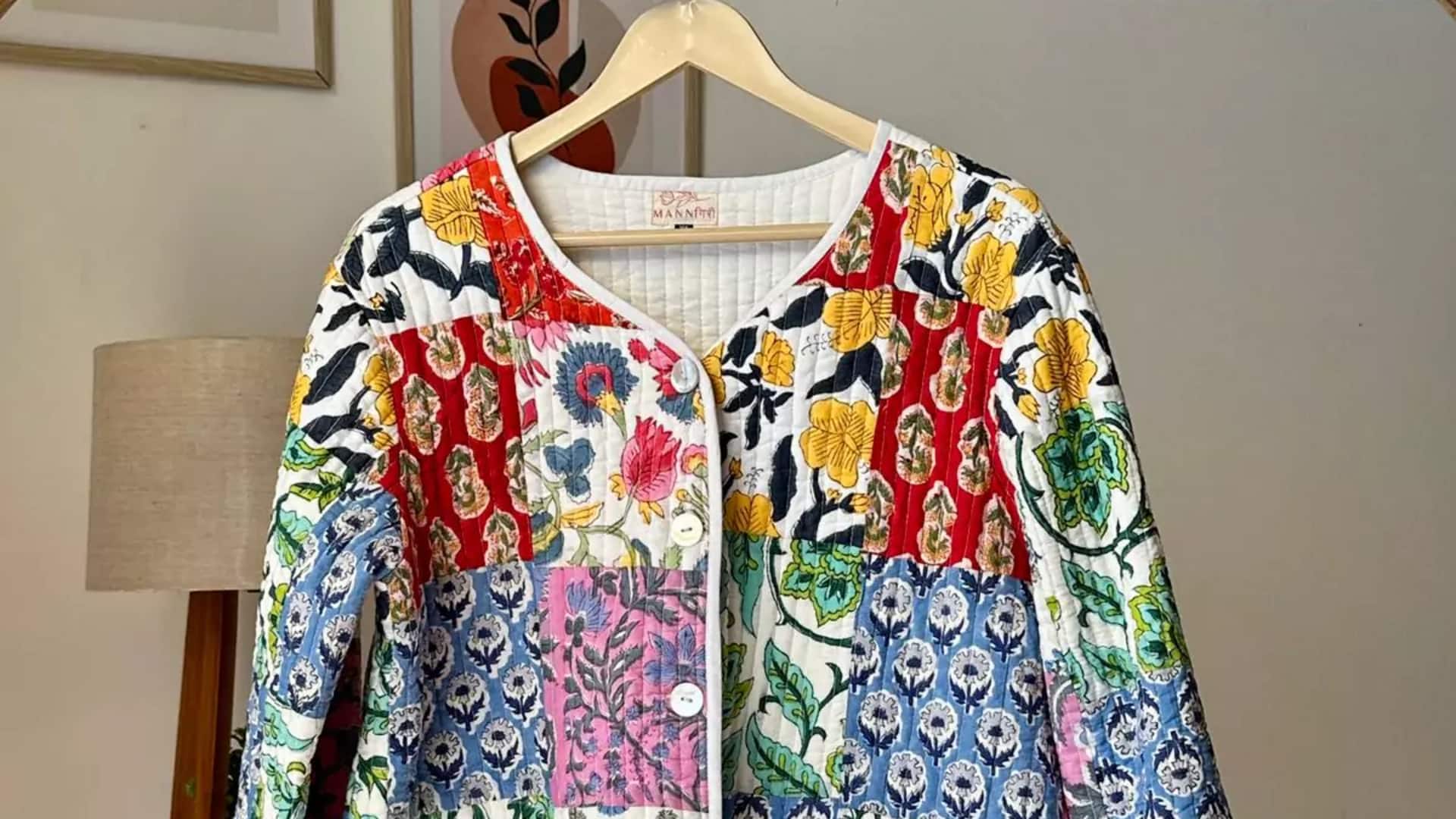 Temukan pesona jaket cetak blok di musim perayaan ini