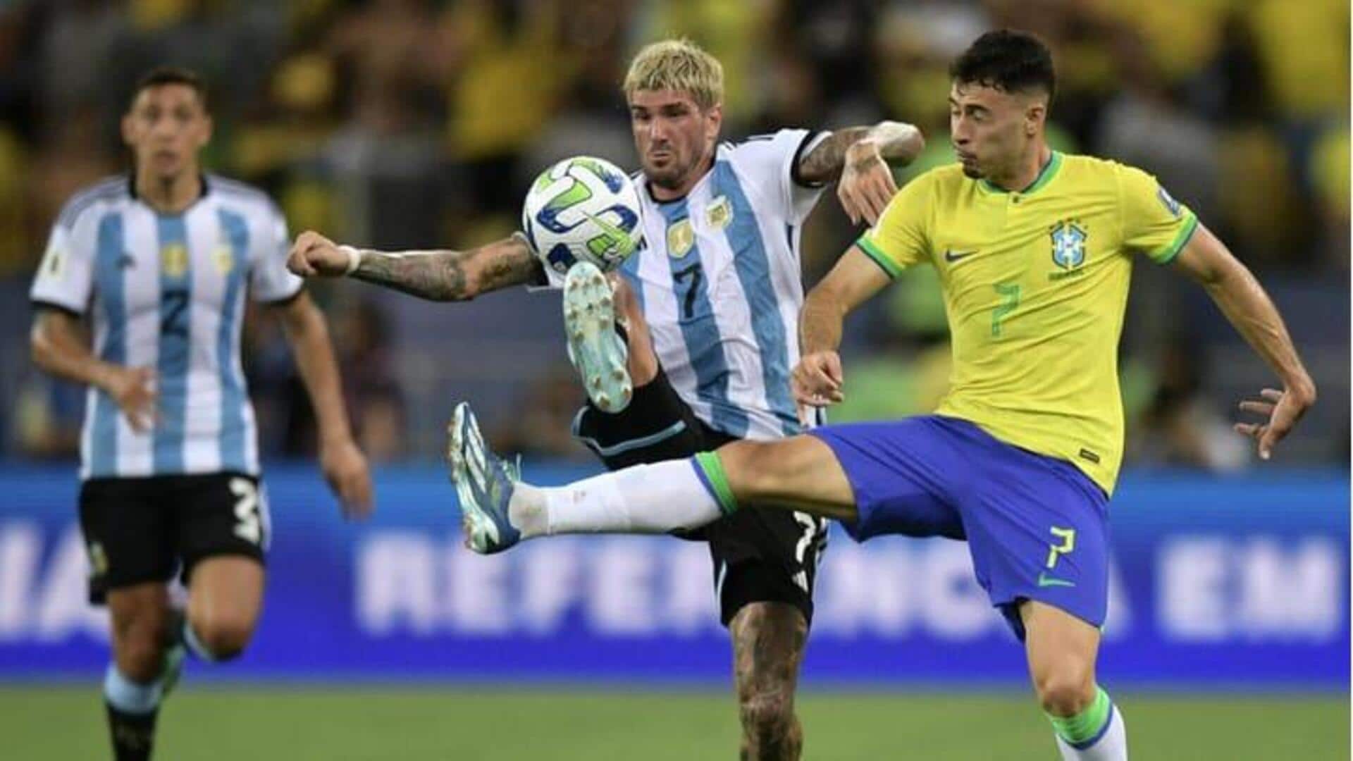 Kualifikasi Piala Dunia FIFA, CONMEBOL: Menguraikan statistik Brasil