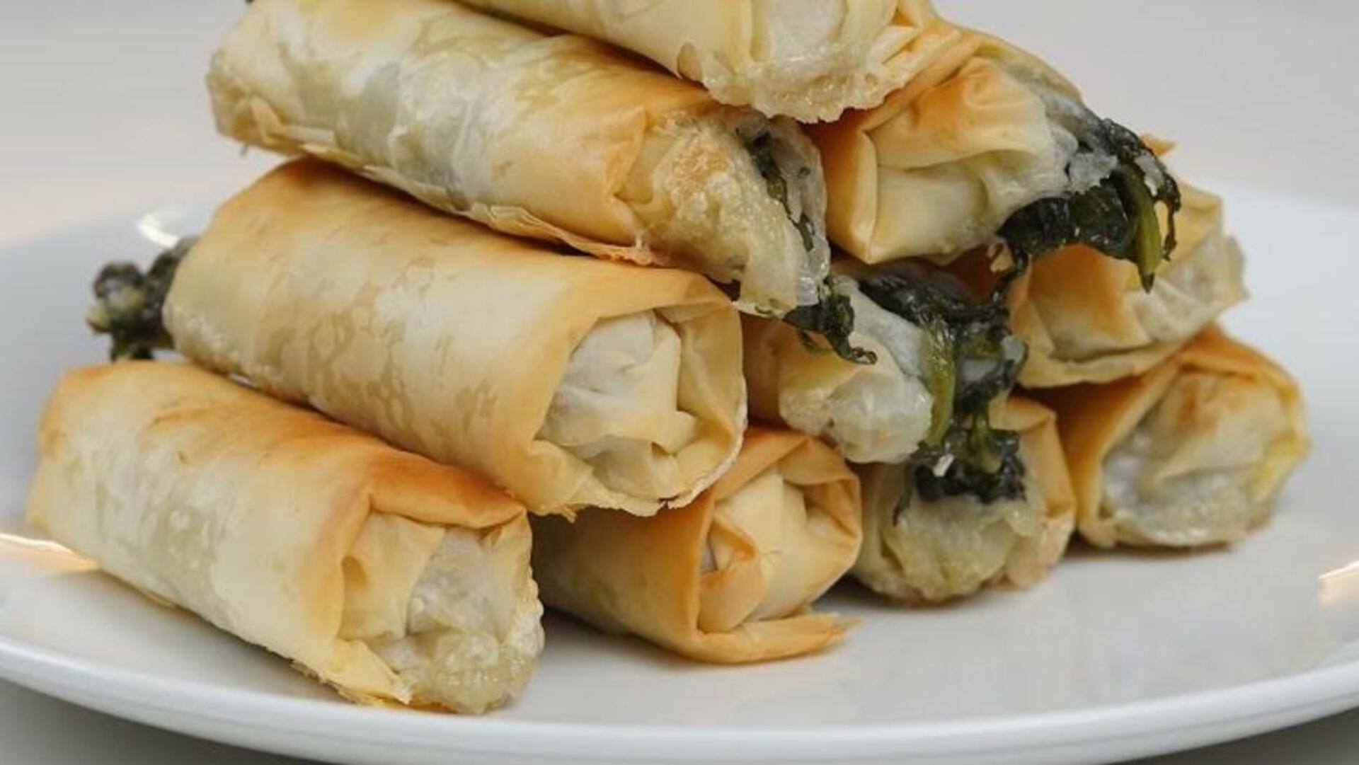 Spanakopita Gulung: Panduan Memasak ala Yunani