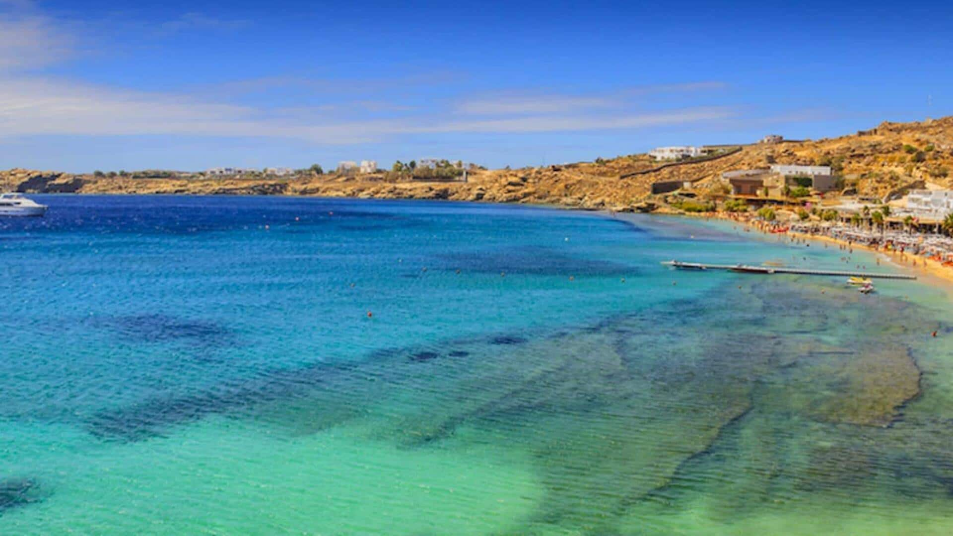 Pergilah ke pantai-pantai asri di Mykonos 