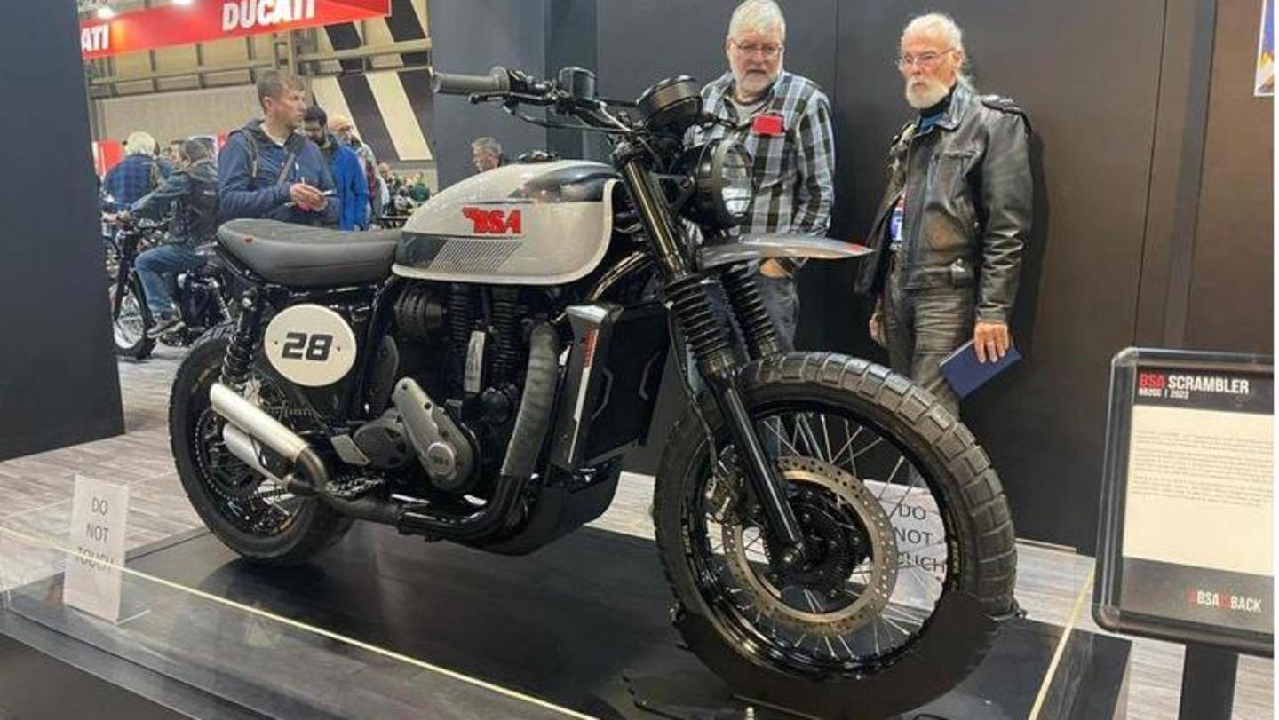 Motor prototipe BSA Scrambler terungkap; diluncurkan tahun depan