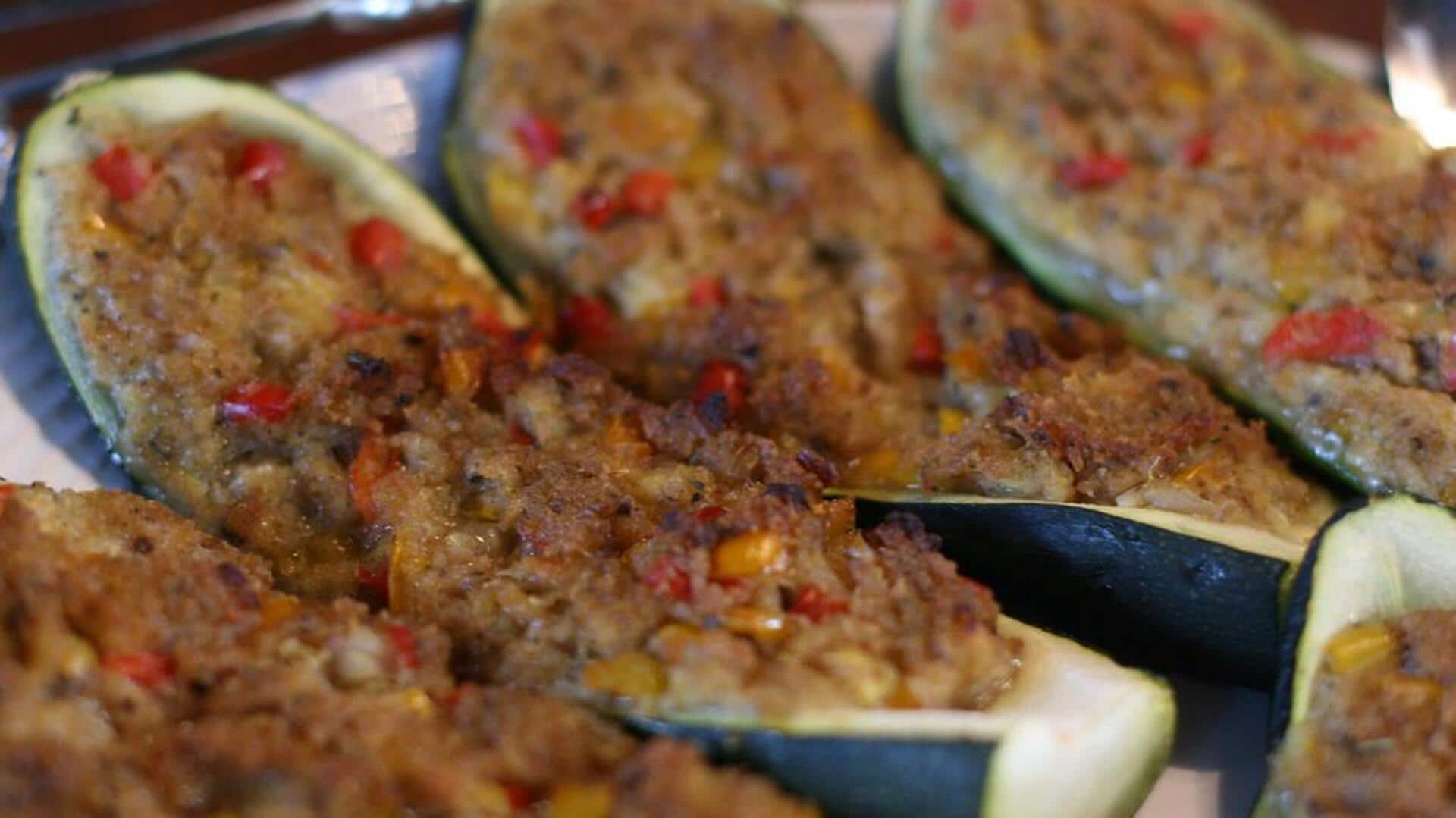 Zucchini isi ala Mediterania: Panduan memasak yang mudah