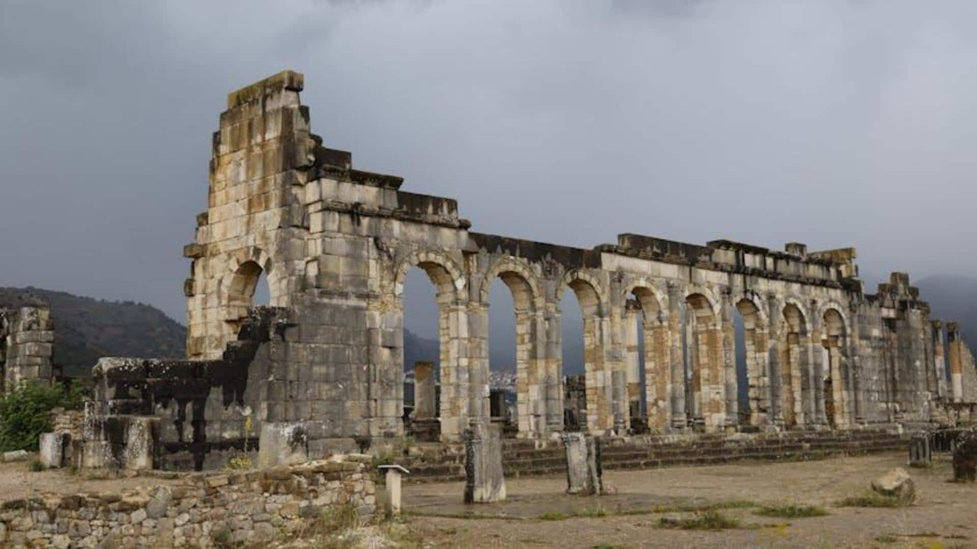 Menikmati Mosaik Volubilis di Maroko