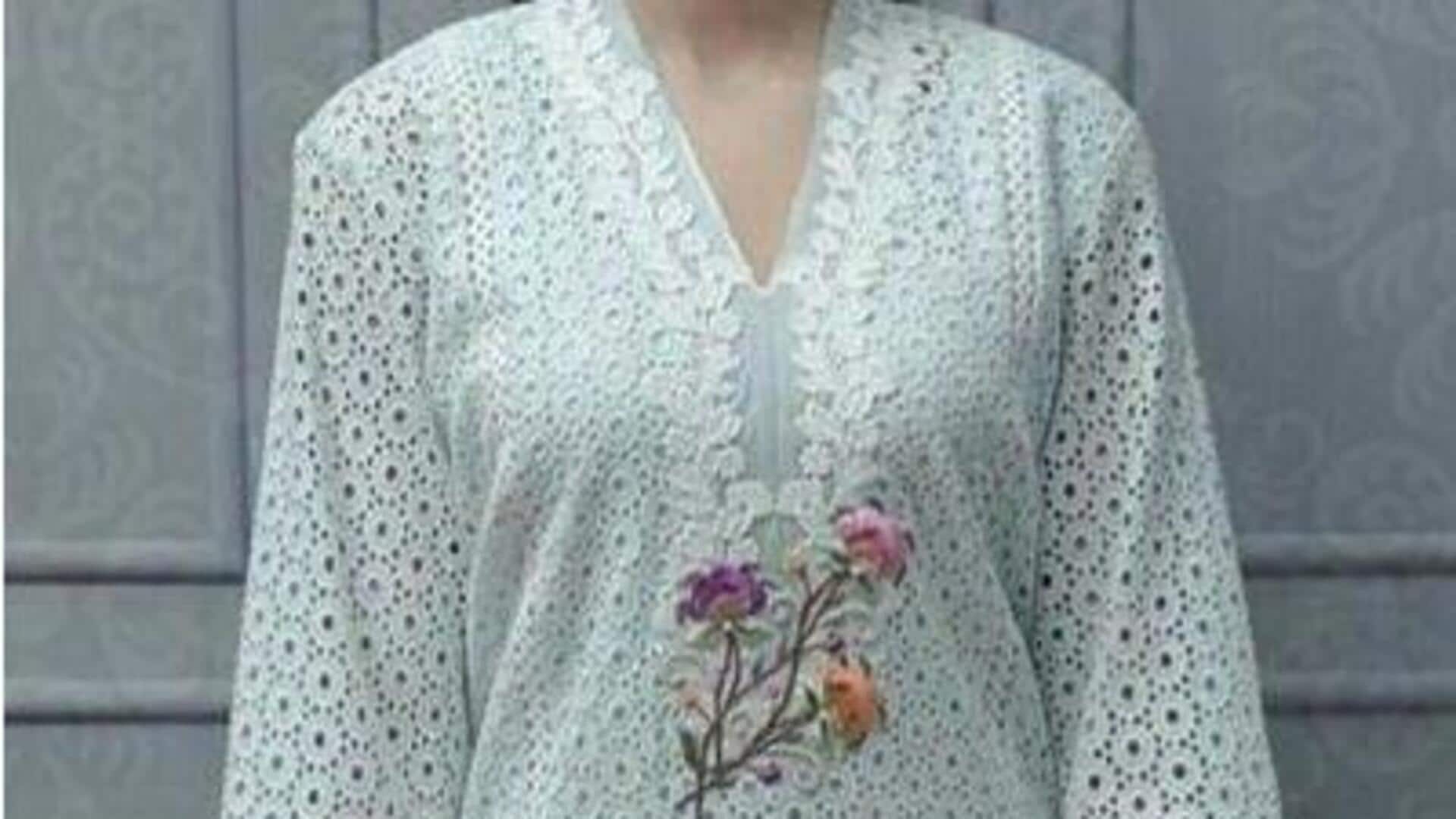 Ide bordir renda untuk fesyen musim semi India