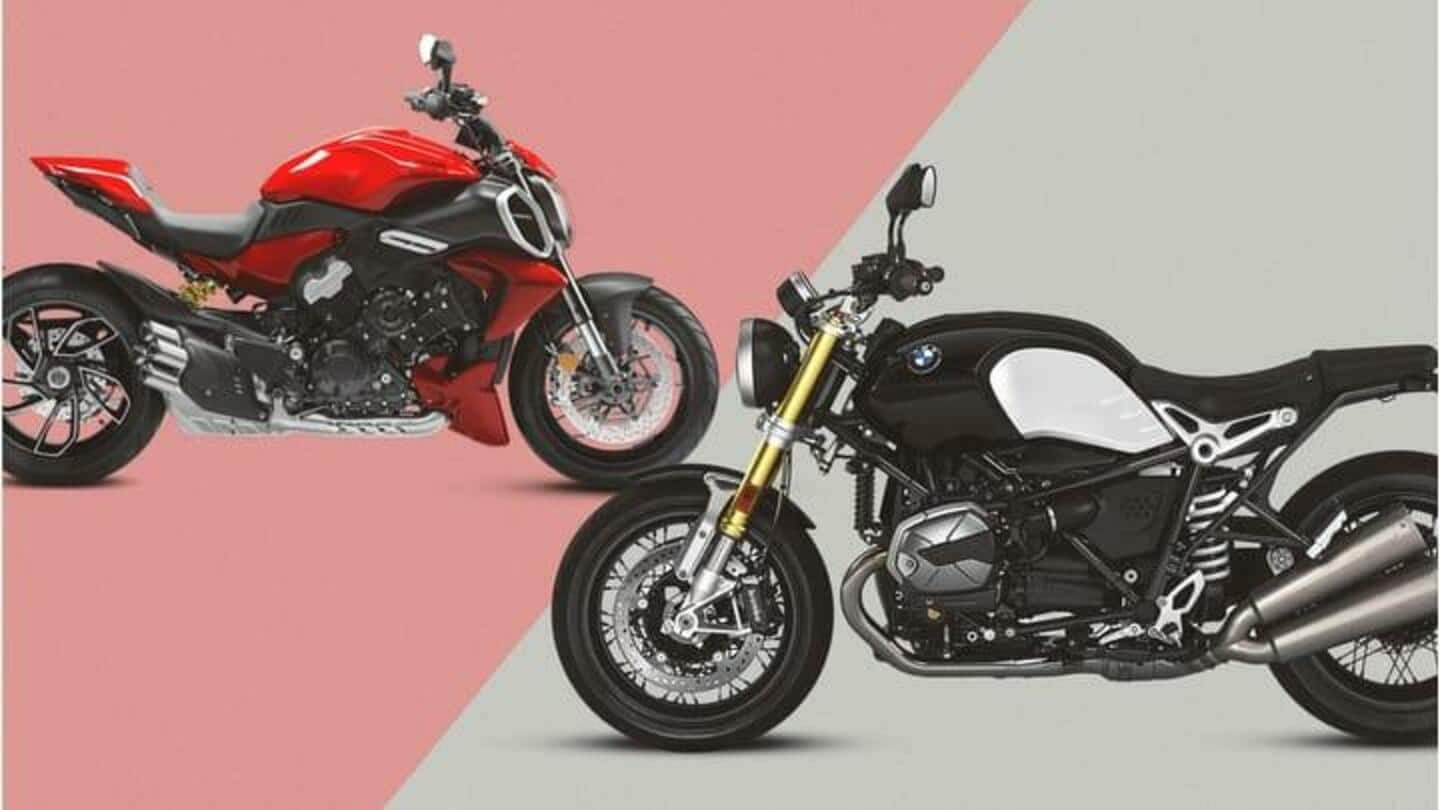 Ducati Diavel V4 vs BMW R nineT: Perbandingan dua motor cruiser