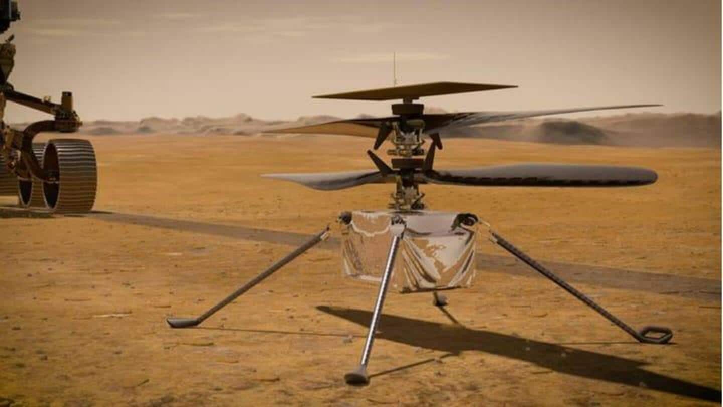 Helikopter Mars Ingenuity NASA memecahkan rekor, terbang lebih tinggi dari sebelumnya