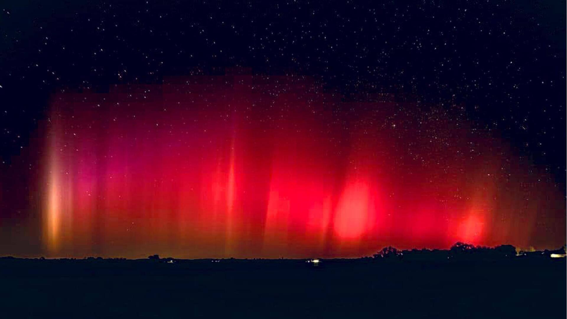 Bulgaria alami aurora pertama, langit berubah merah (bukan hijau)