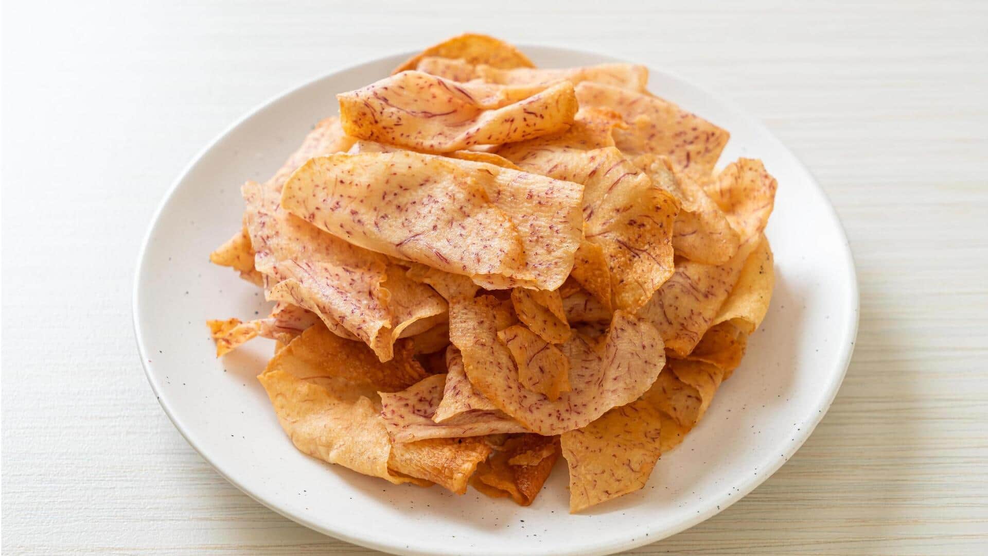 Mencicipi Keripik Taro yang Renyah di Indonesia