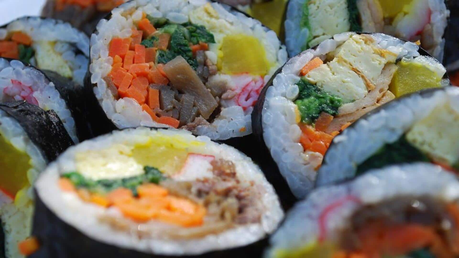 Panduan membuat Kimbap Dolmeh Korea-Iran yang unik dan lezat