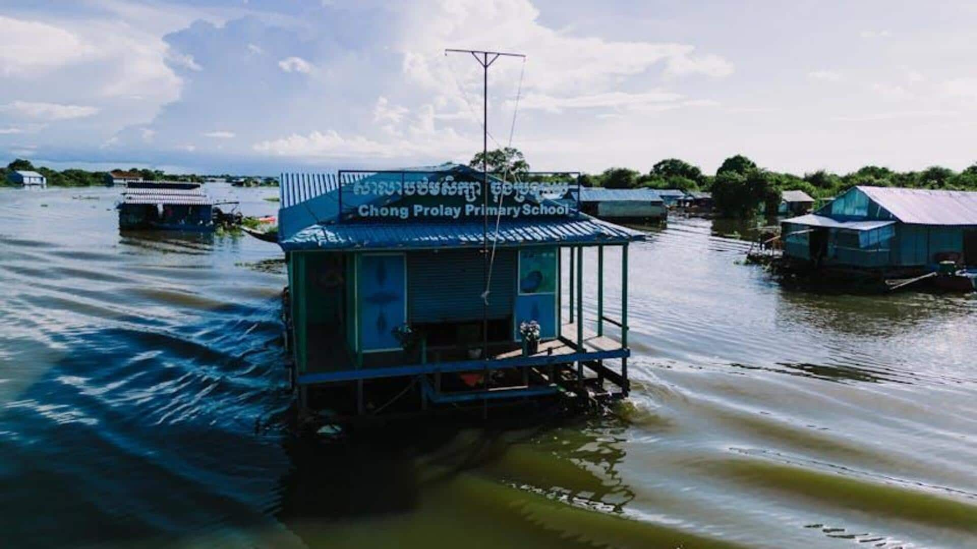 Menjelajahi Desa Terapung di Kamboja