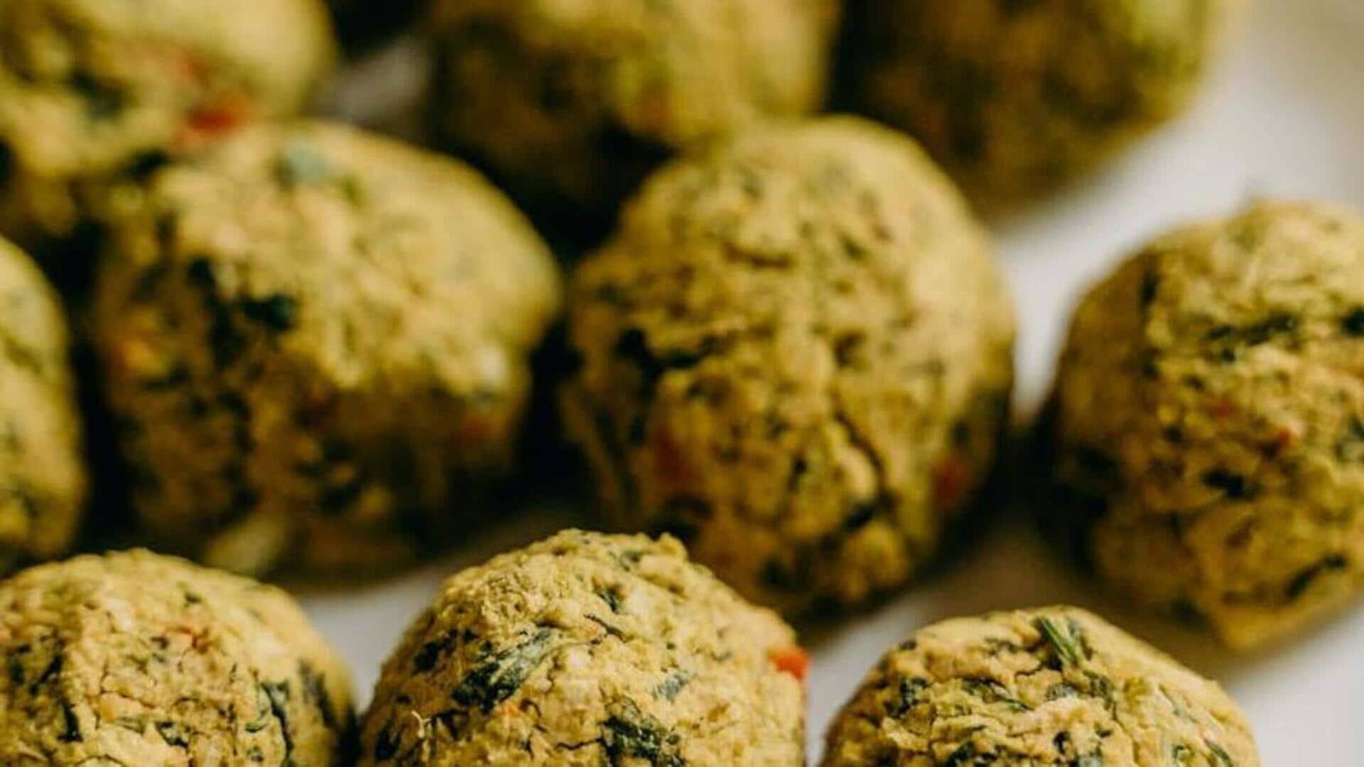 Membuat suguhan falafel panggang renyah: Panduan langkah demi langkah