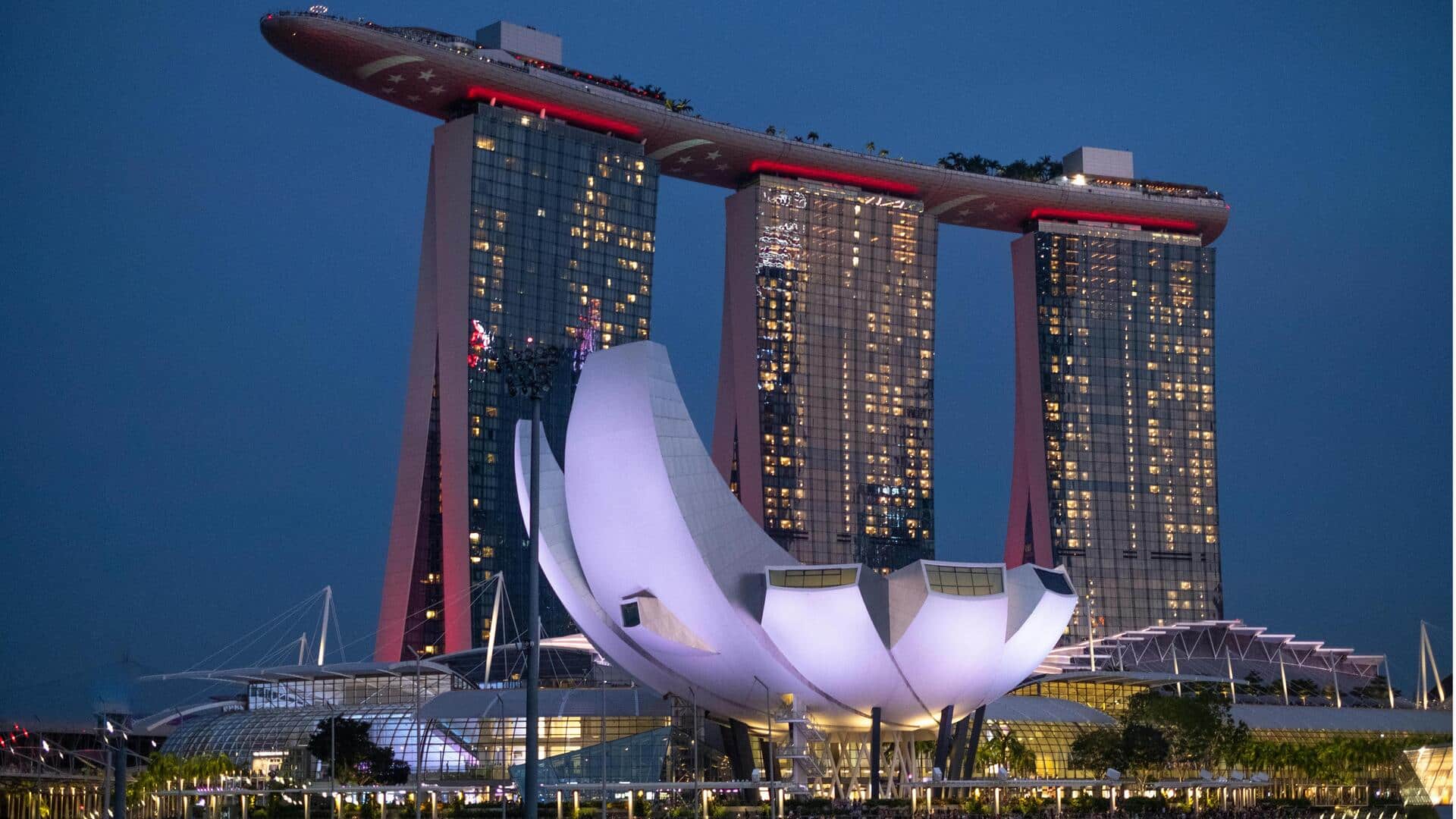 Pemandangan Kota dari Atap Rahasia di Singapura